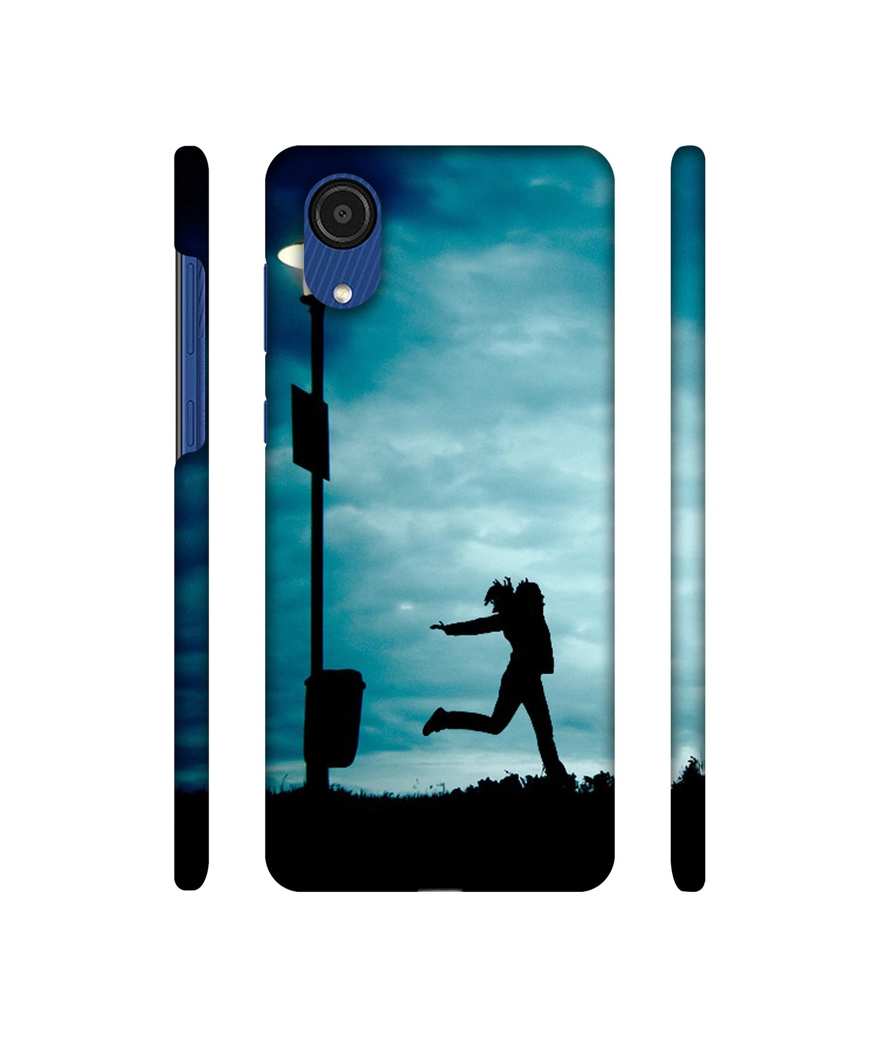Girl Running At Night Designer Hard Back Cover for Samsung Galaxy A03 Core