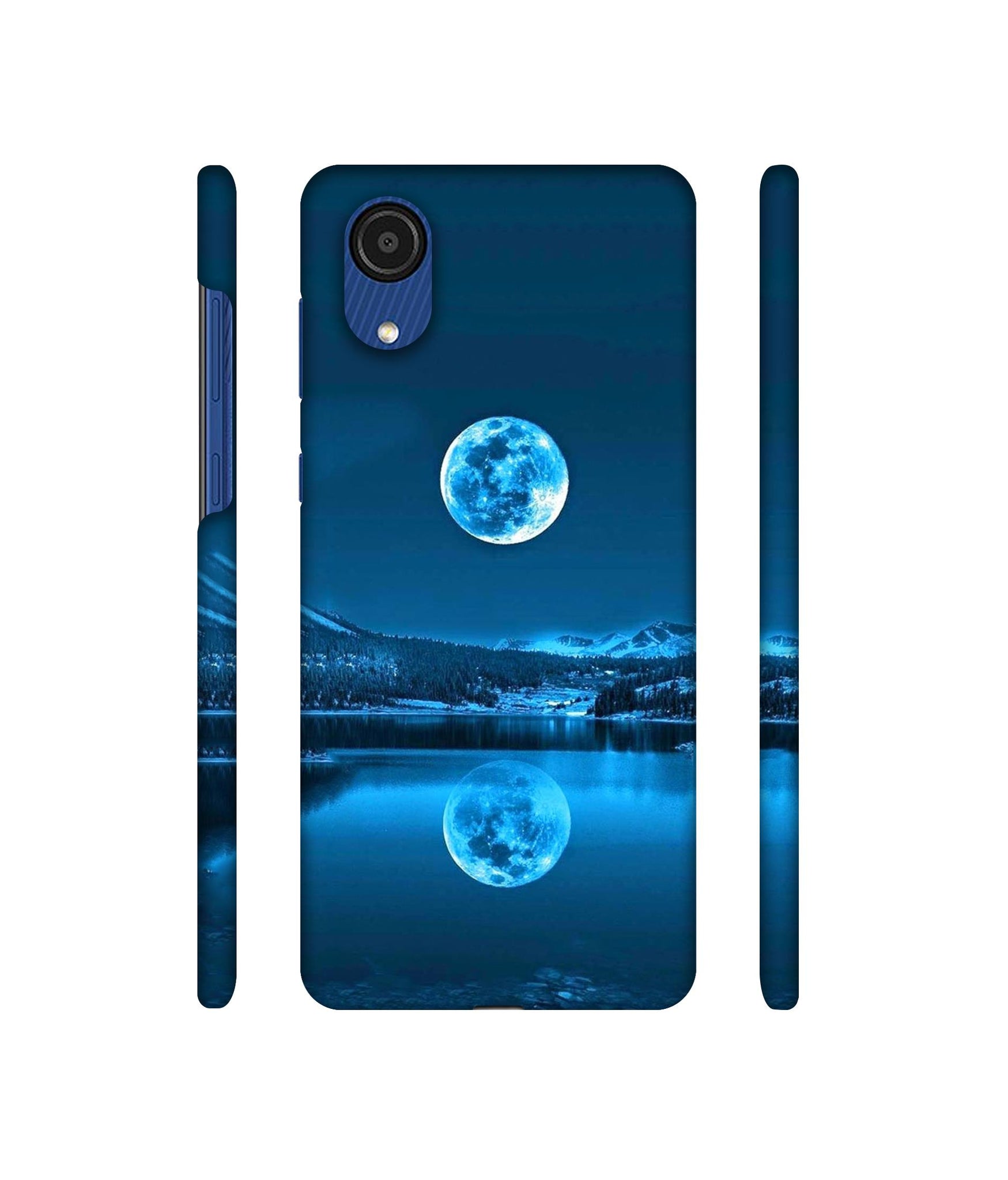 Awesome Moon Designer Hard Back Cover for Samsung Galaxy A03 Core
