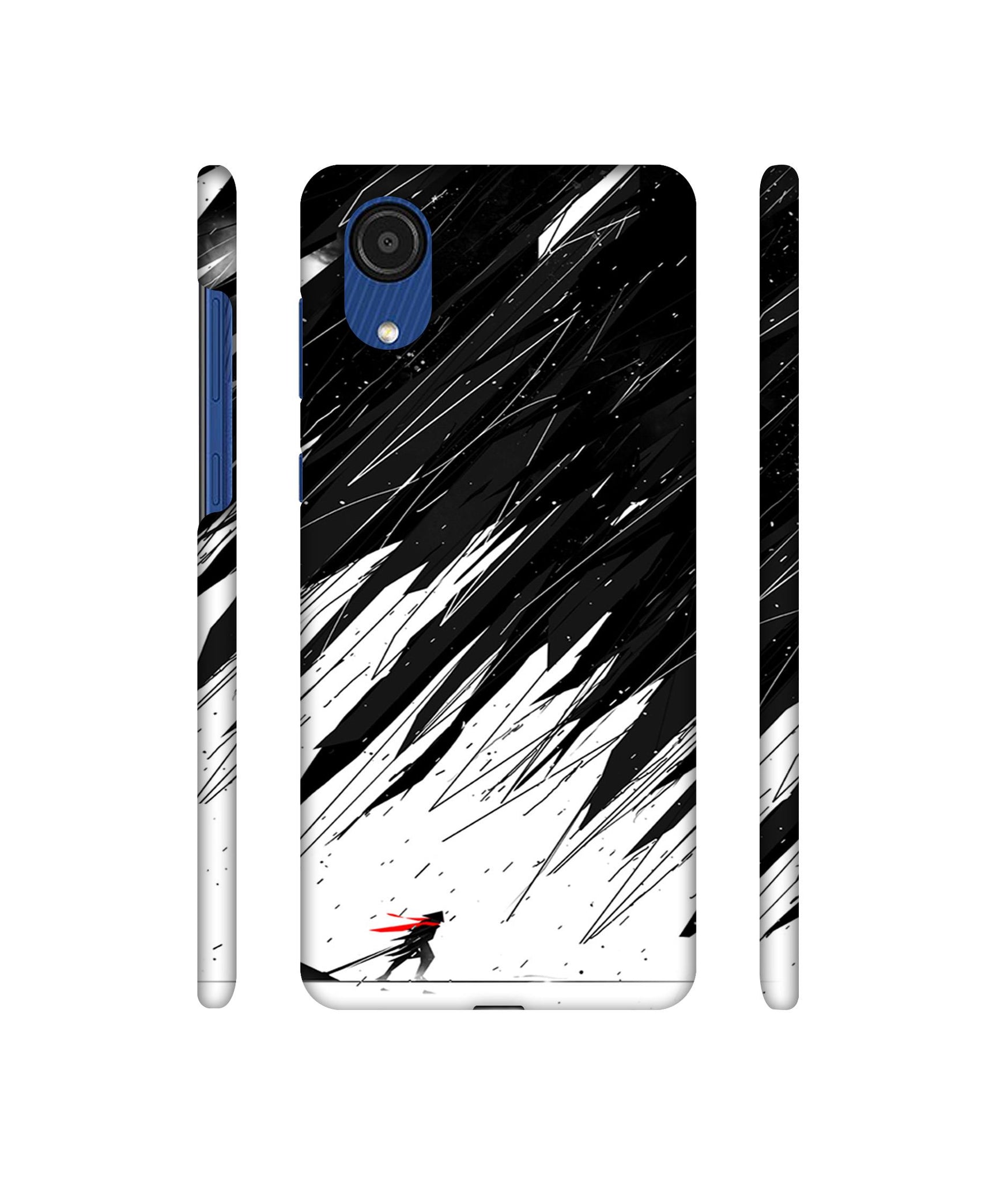Geometric Strom Designer Hard Back Cover for Samsung Galaxy A03 Core