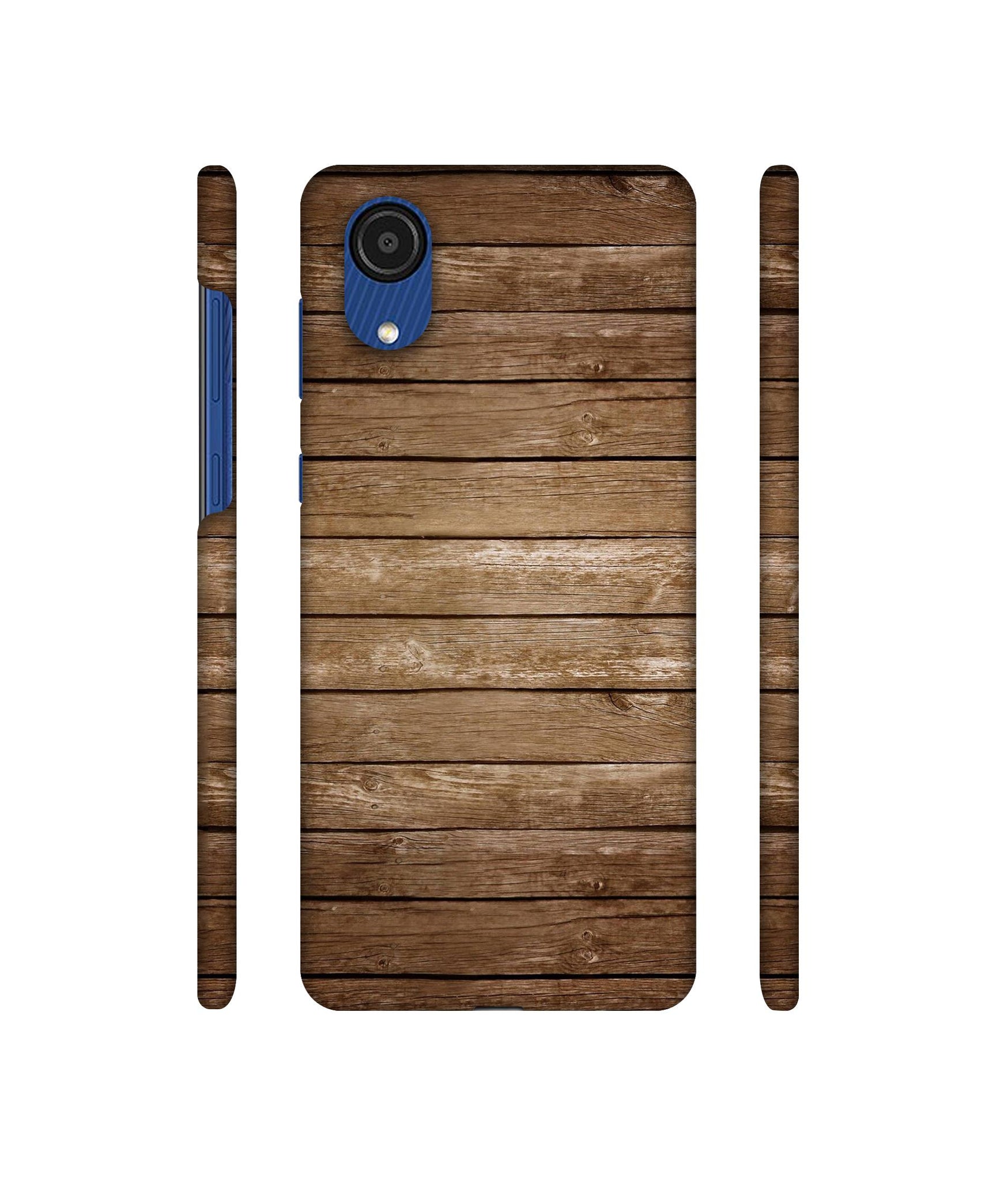 Wood Designer Hard Back Cover for Samsung Galaxy A03 Core