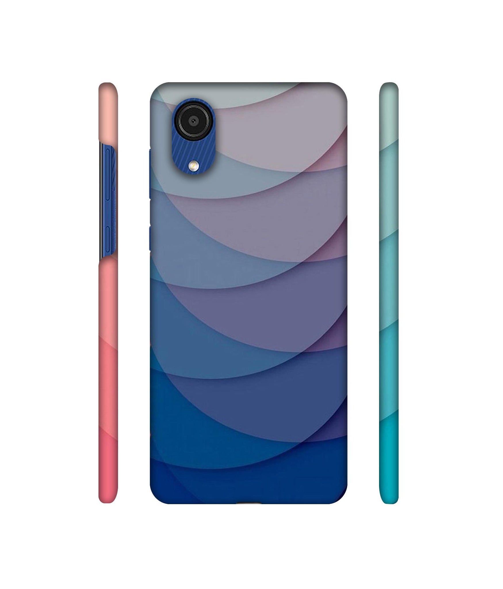 Waves Pattern Print Designer Hard Back Cover for Samsung Galaxy A03 Core