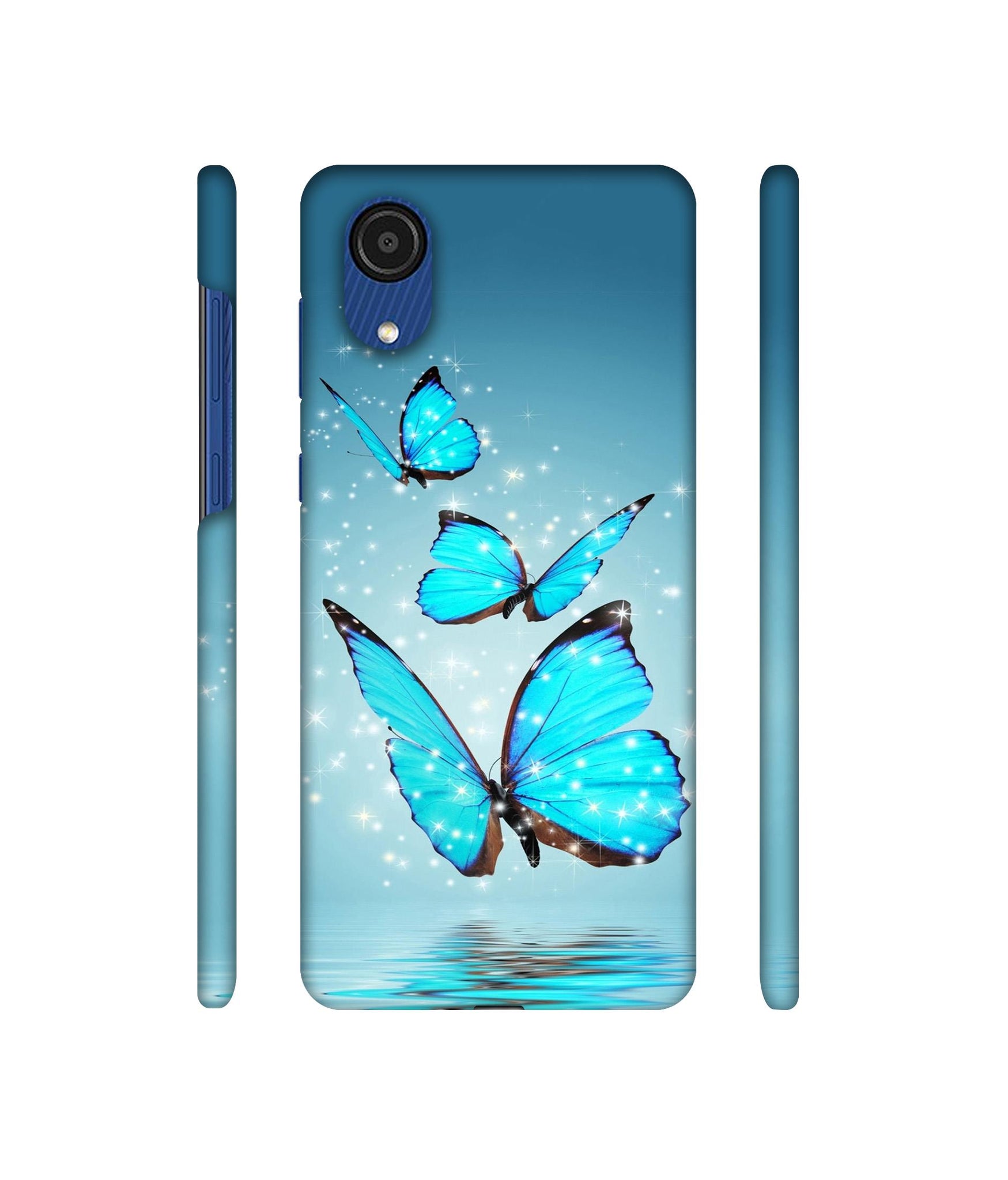 Flying Butterflies Designer Hard Back Cover for Samsung Galaxy A03 Core