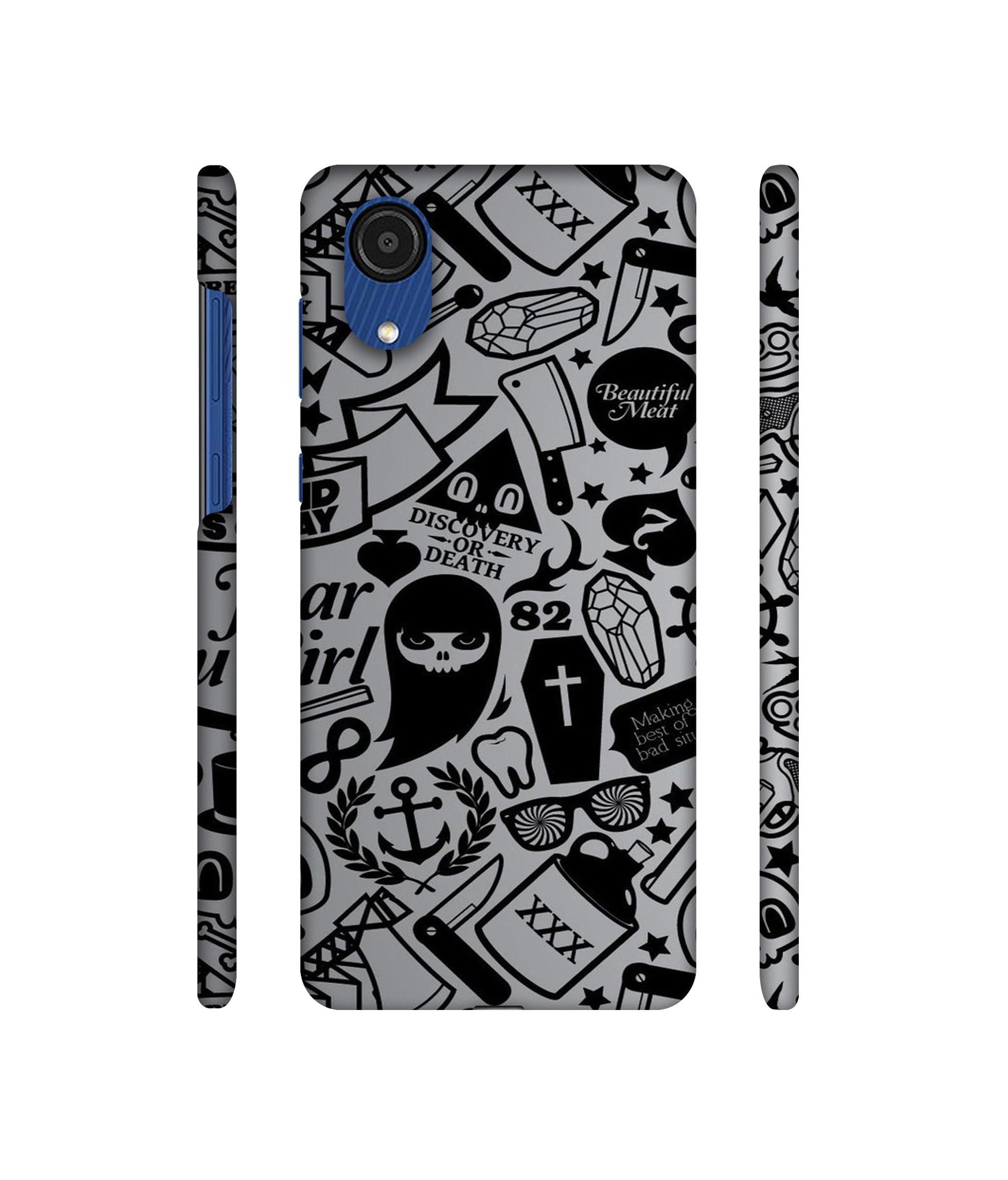 Discover Or Death Designer Hard Back Cover for Samsung Galaxy A03 Core