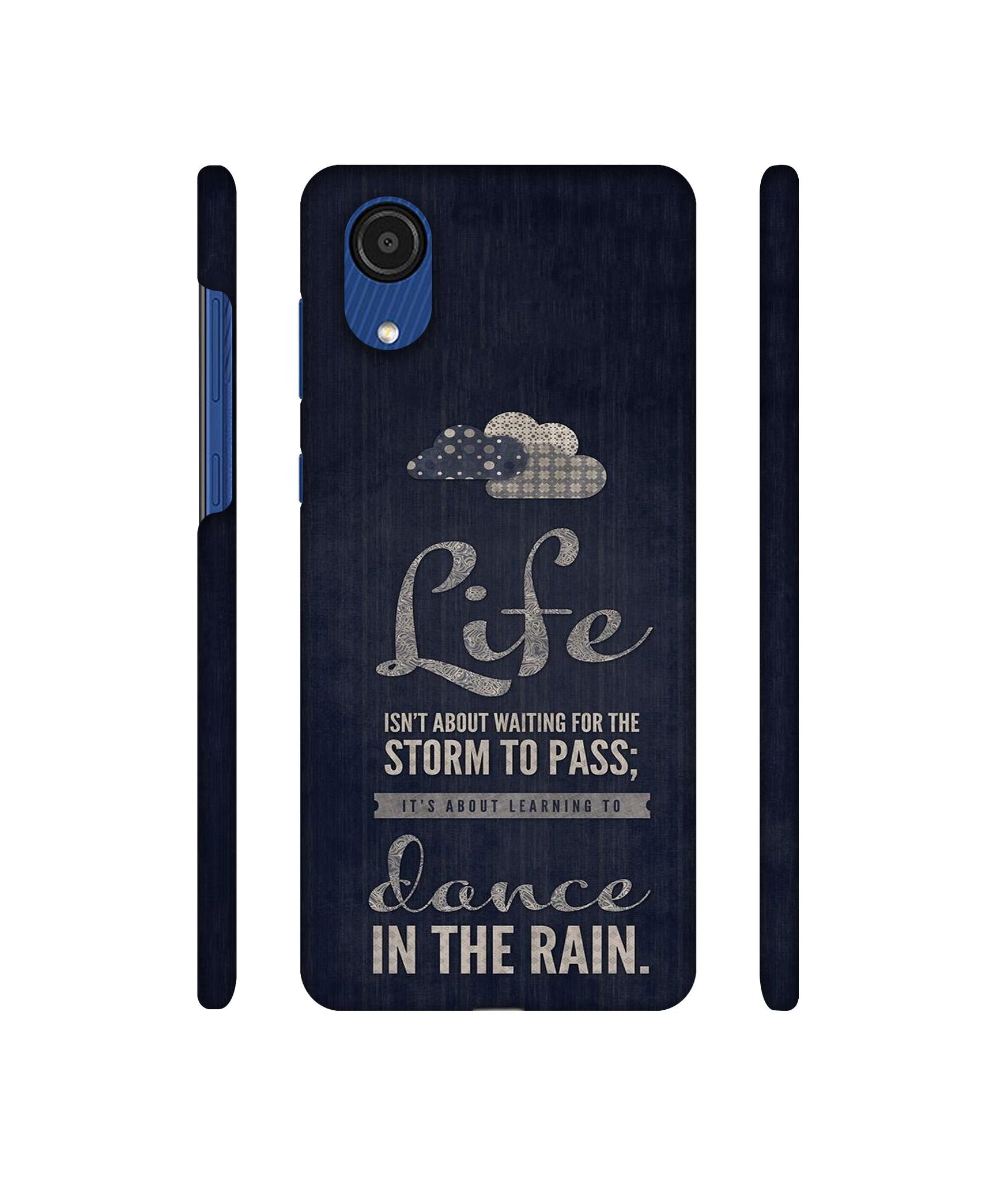 Life in The Rain Designer Hard Back Cover for Samsung Galaxy A03 Core