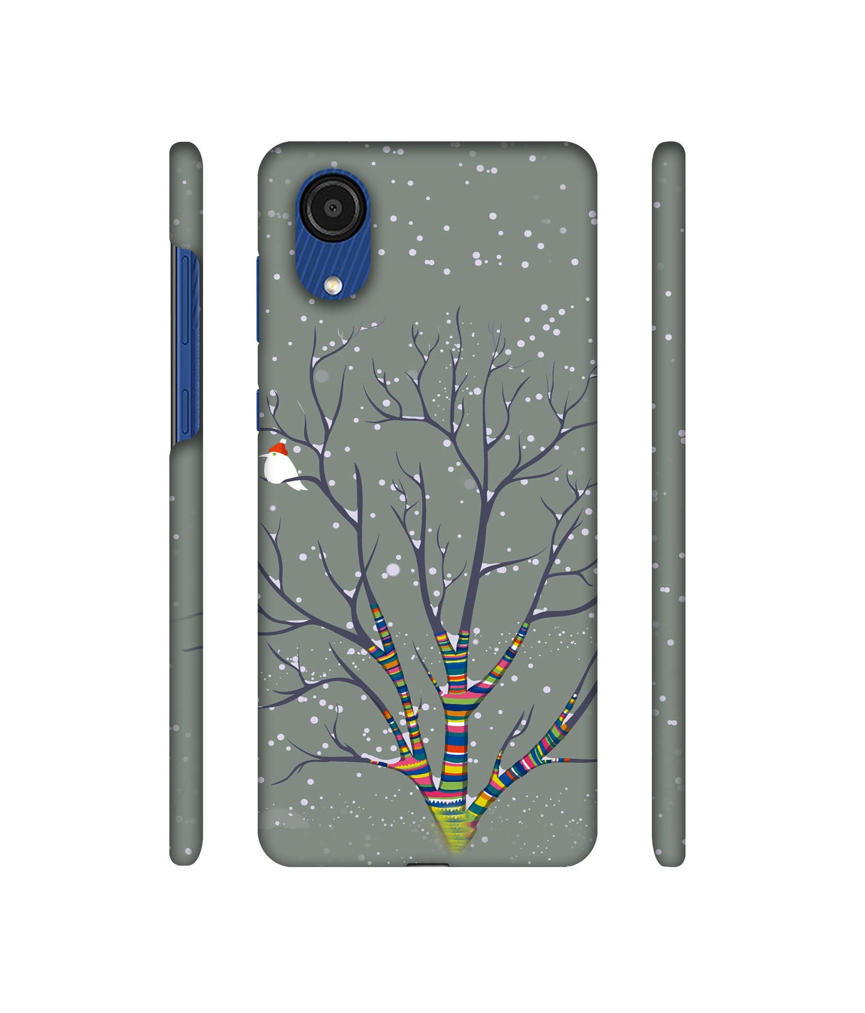 Winter Pattern Print Designer Hard Back Cover for Samsung Galaxy A03 Core