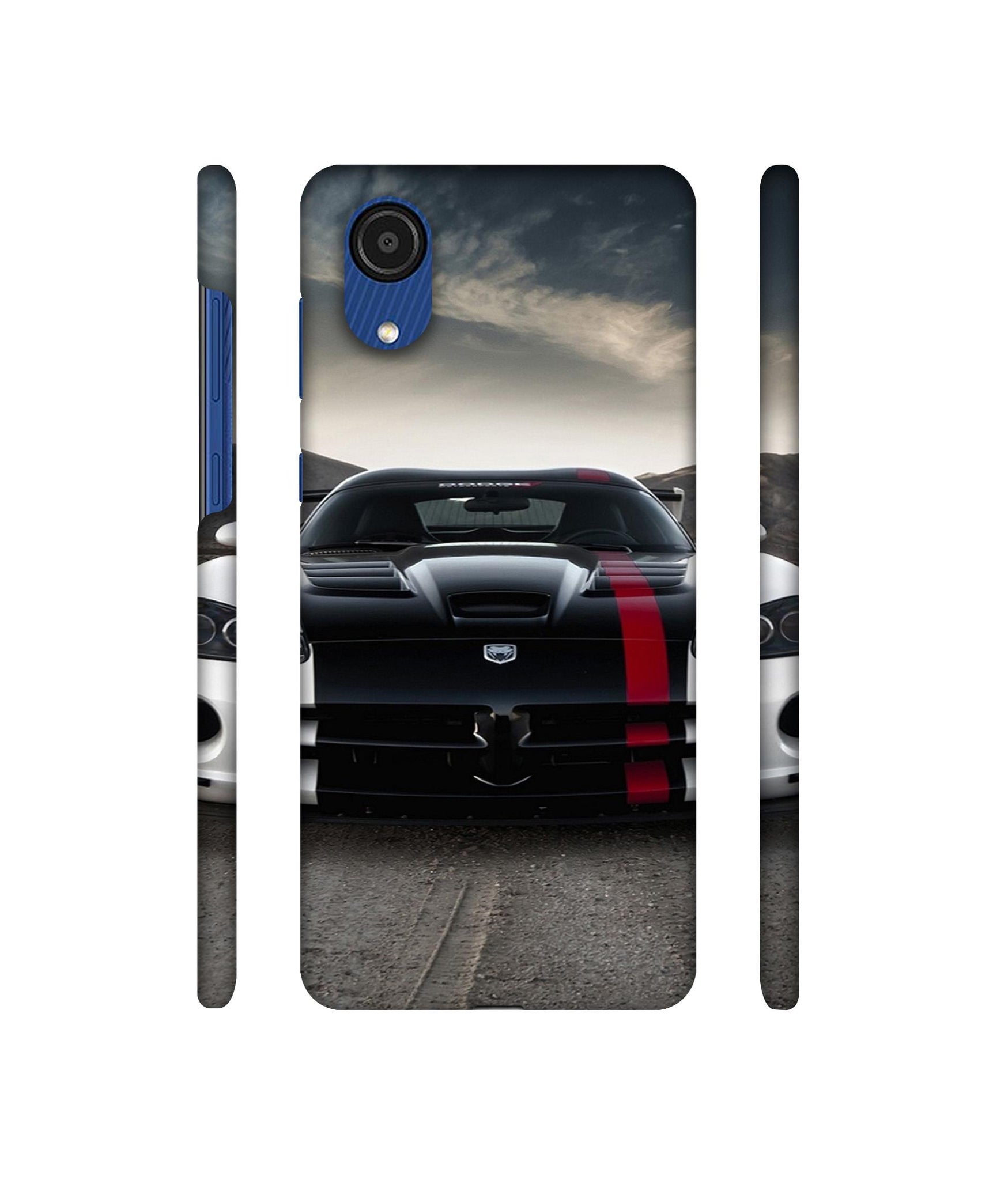 Sports Car Pattern Designer Hard Back Cover for Samsung Galaxy A03 Core