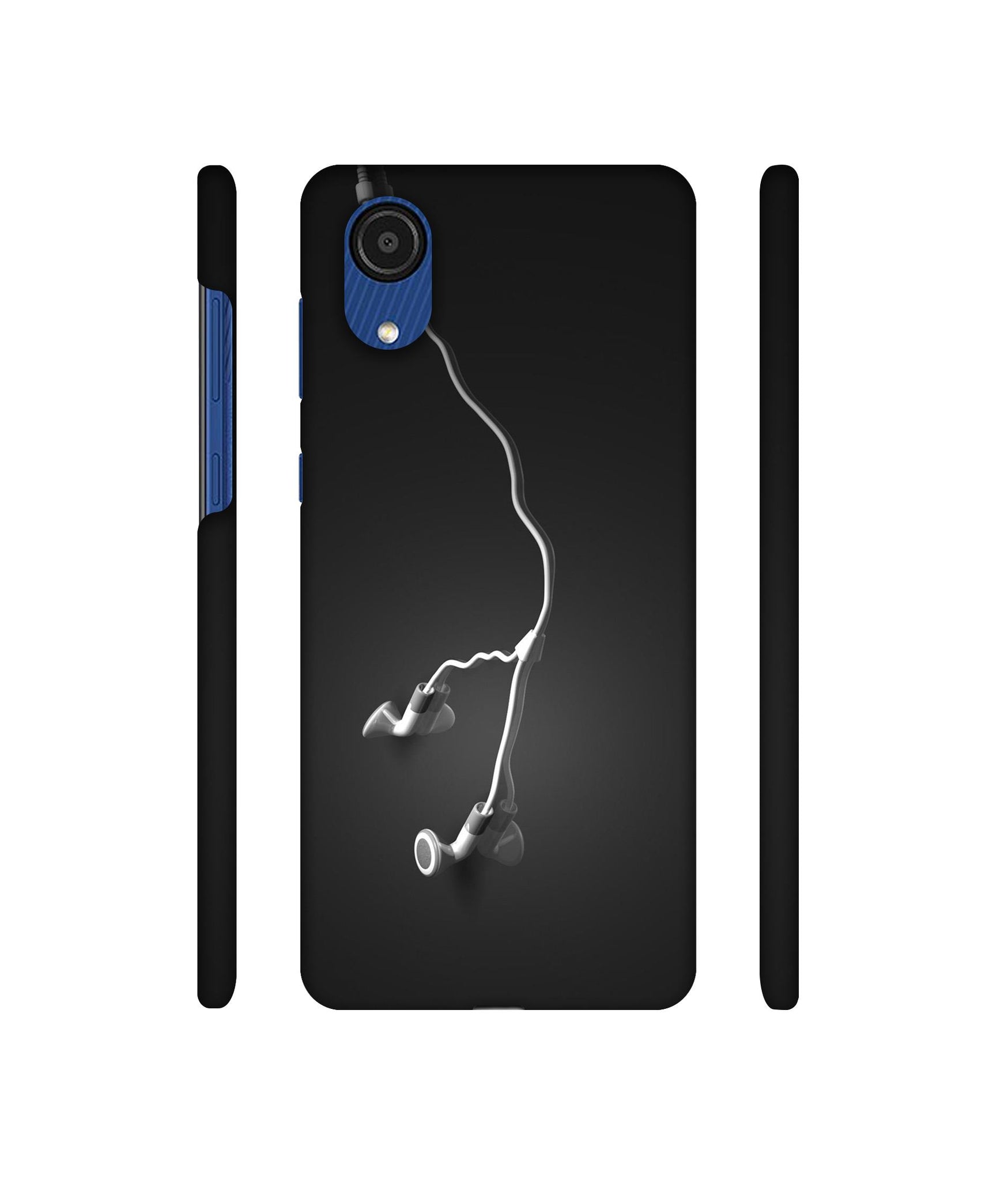 Headphone Designer Hard Back Cover for Samsung Galaxy A03 Core