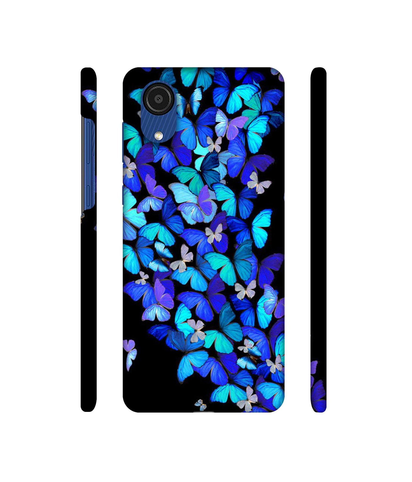 Butterfly Pattern Designer Hard Back Cover for Samsung Galaxy A03 Core