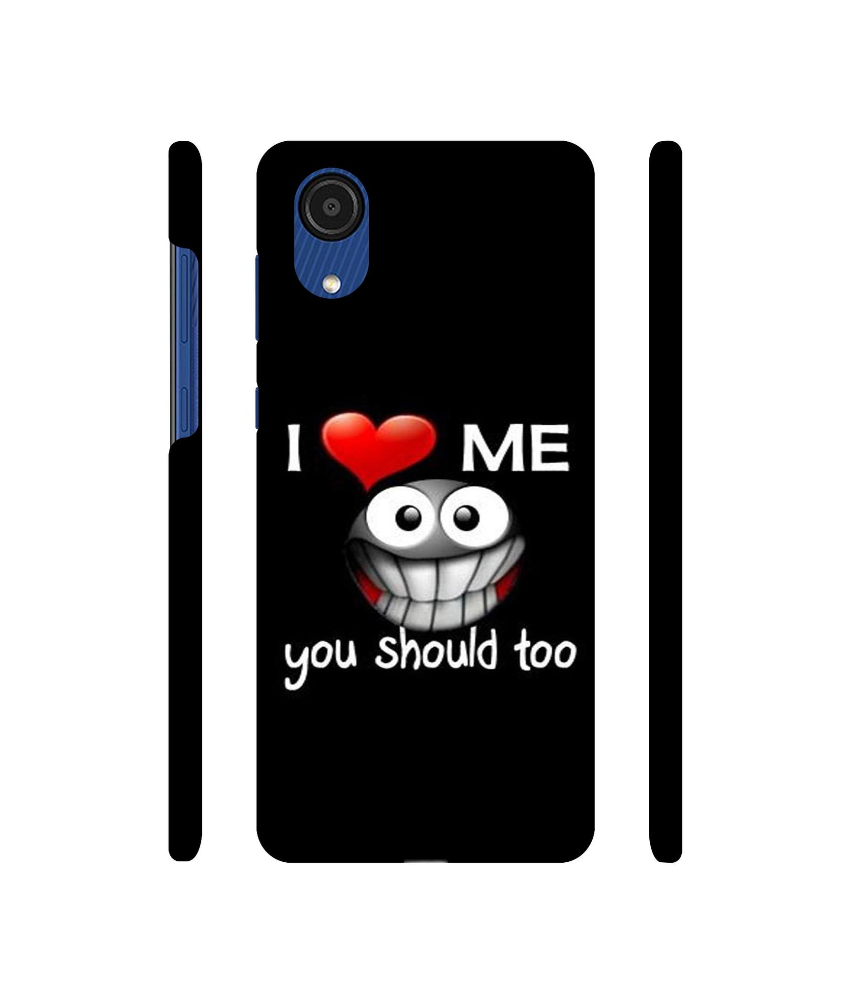 I Love Me Quotes Designer Hard Back Cover for Samsung Galaxy A03 Core