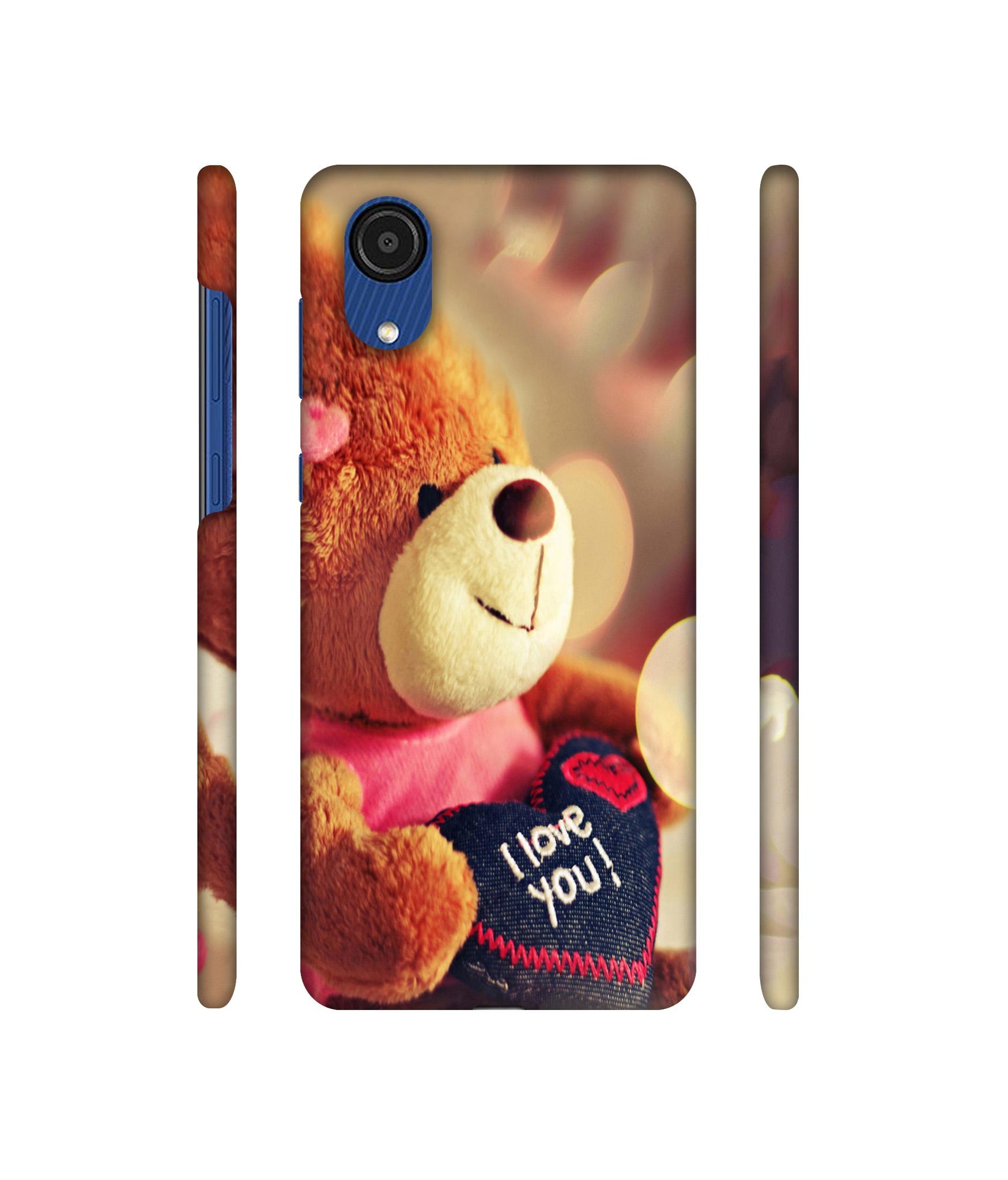 Teddy Bear Designer Hard Back Cover for Samsung Galaxy A03 Core