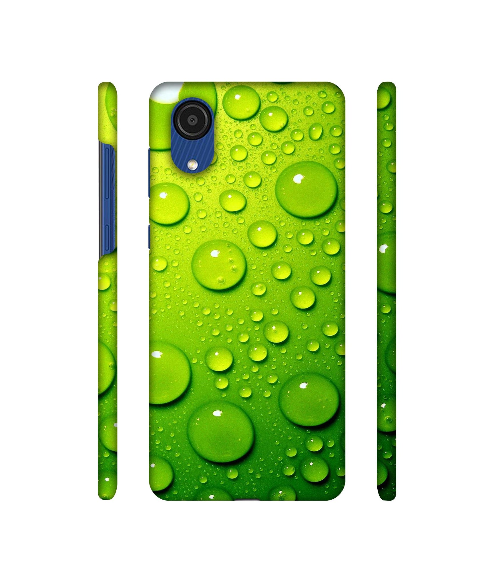 Green Bubbles Designer Hard Back Cover for Samsung Galaxy A03 Core