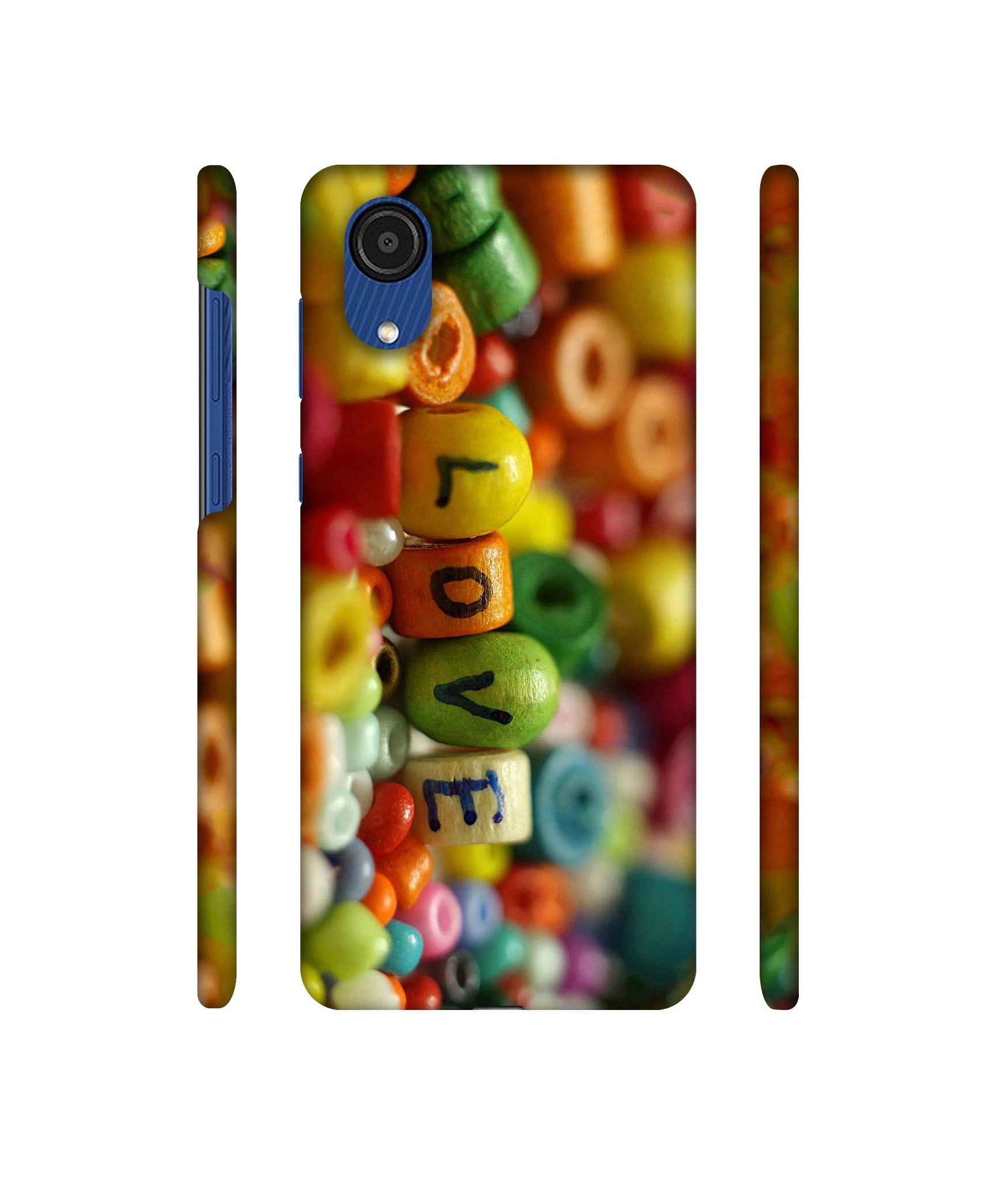 Colorful Love Designer Hard Back Cover for Samsung Galaxy A03 Core