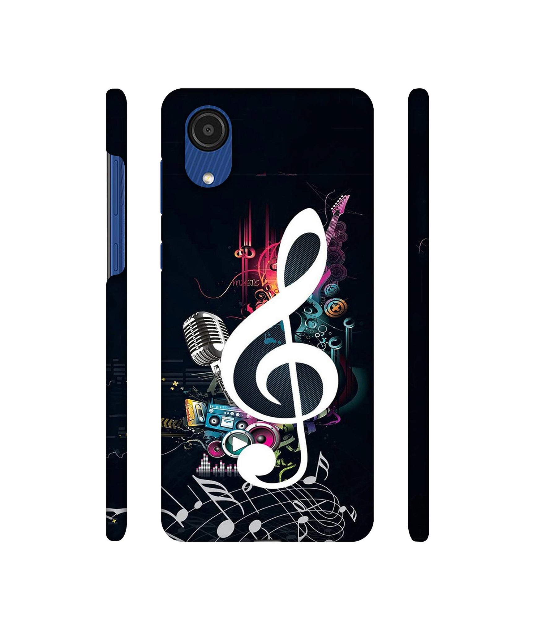 Mike and Music Designer Hard Back Cover for Samsung Galaxy A03 Core