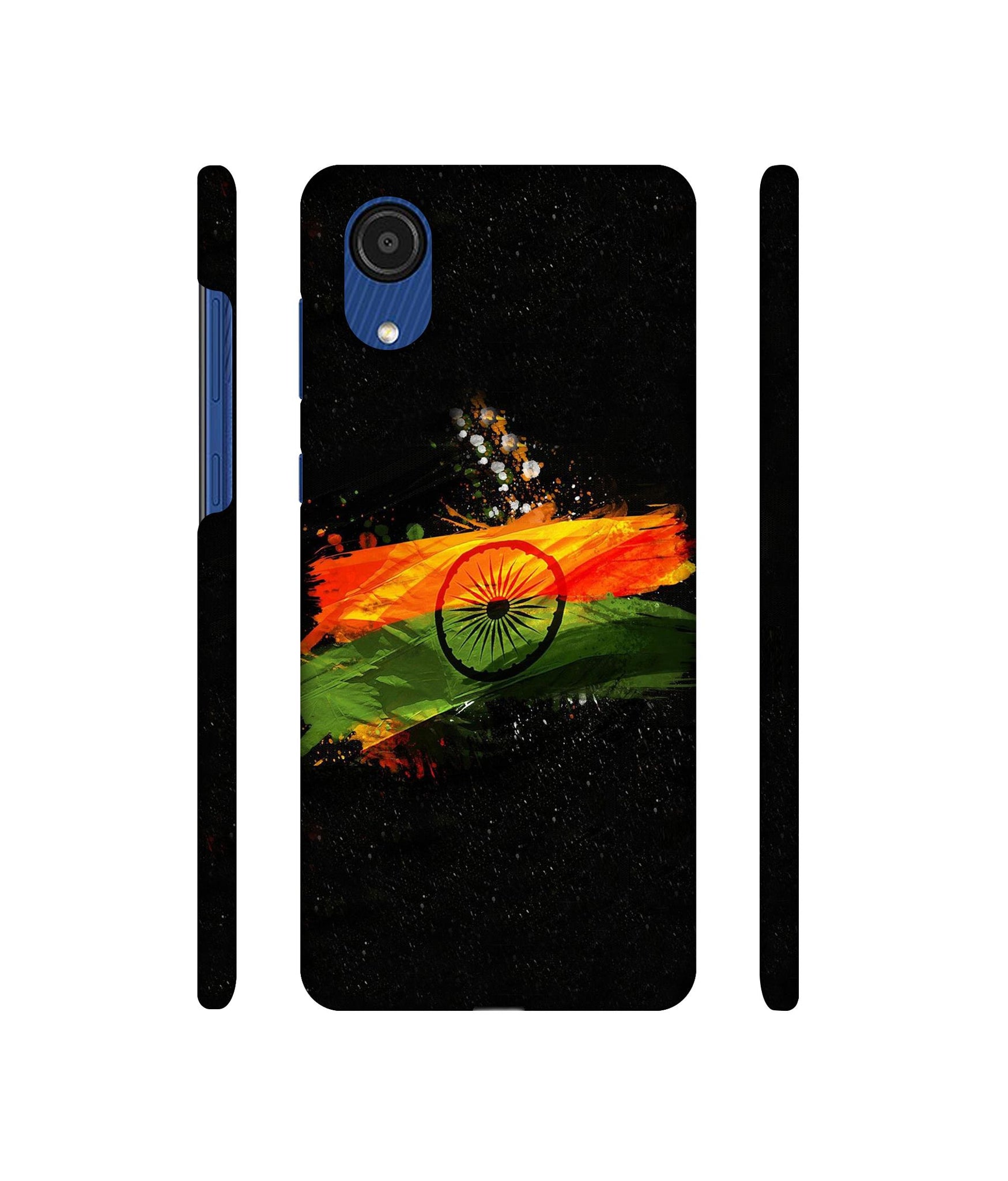 Indian Flag Designer Hard Back Cover for Samsung Galaxy A03 Core