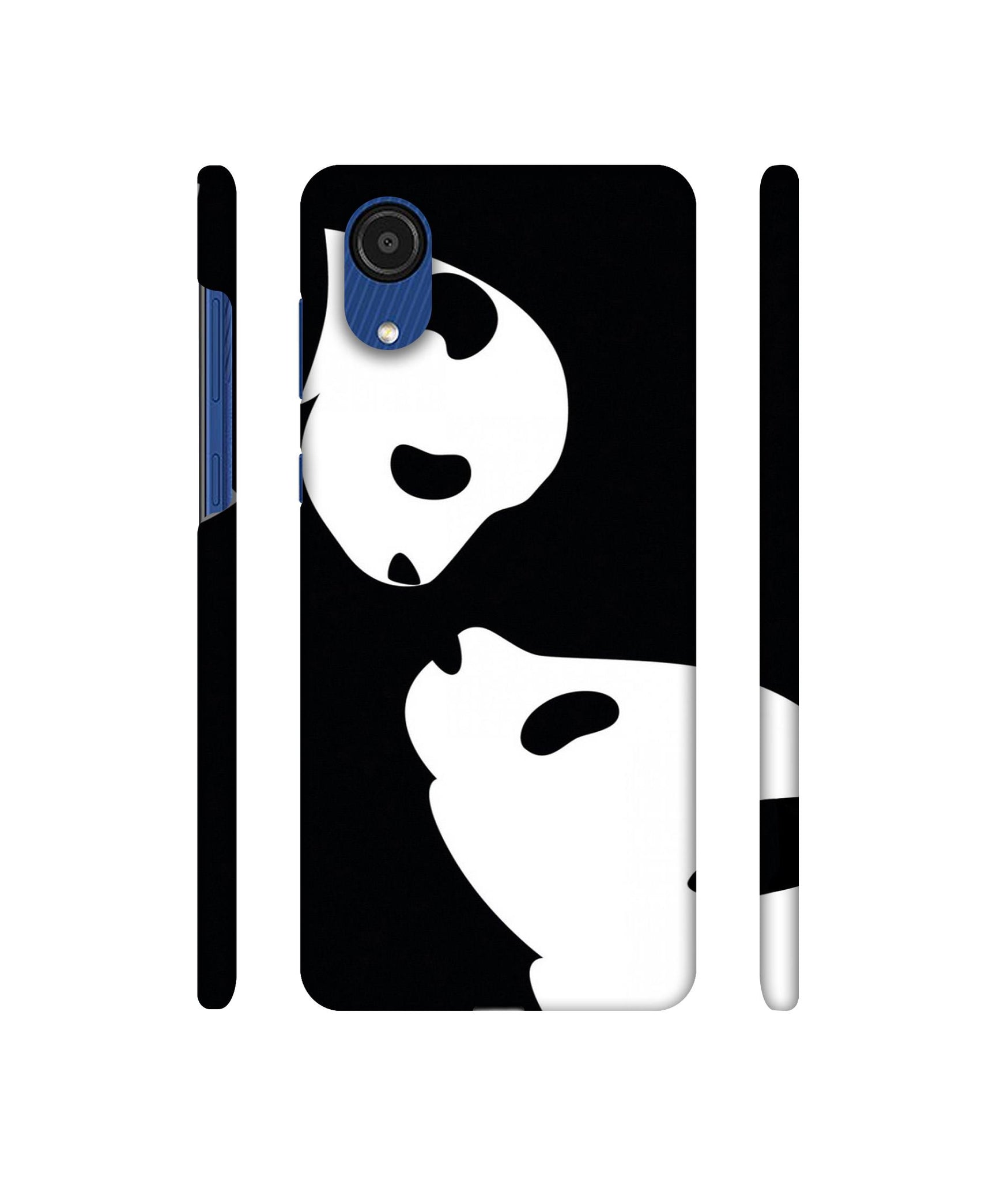 Panda Drawing Designer Hard Back Cover for Samsung Galaxy A03 Core