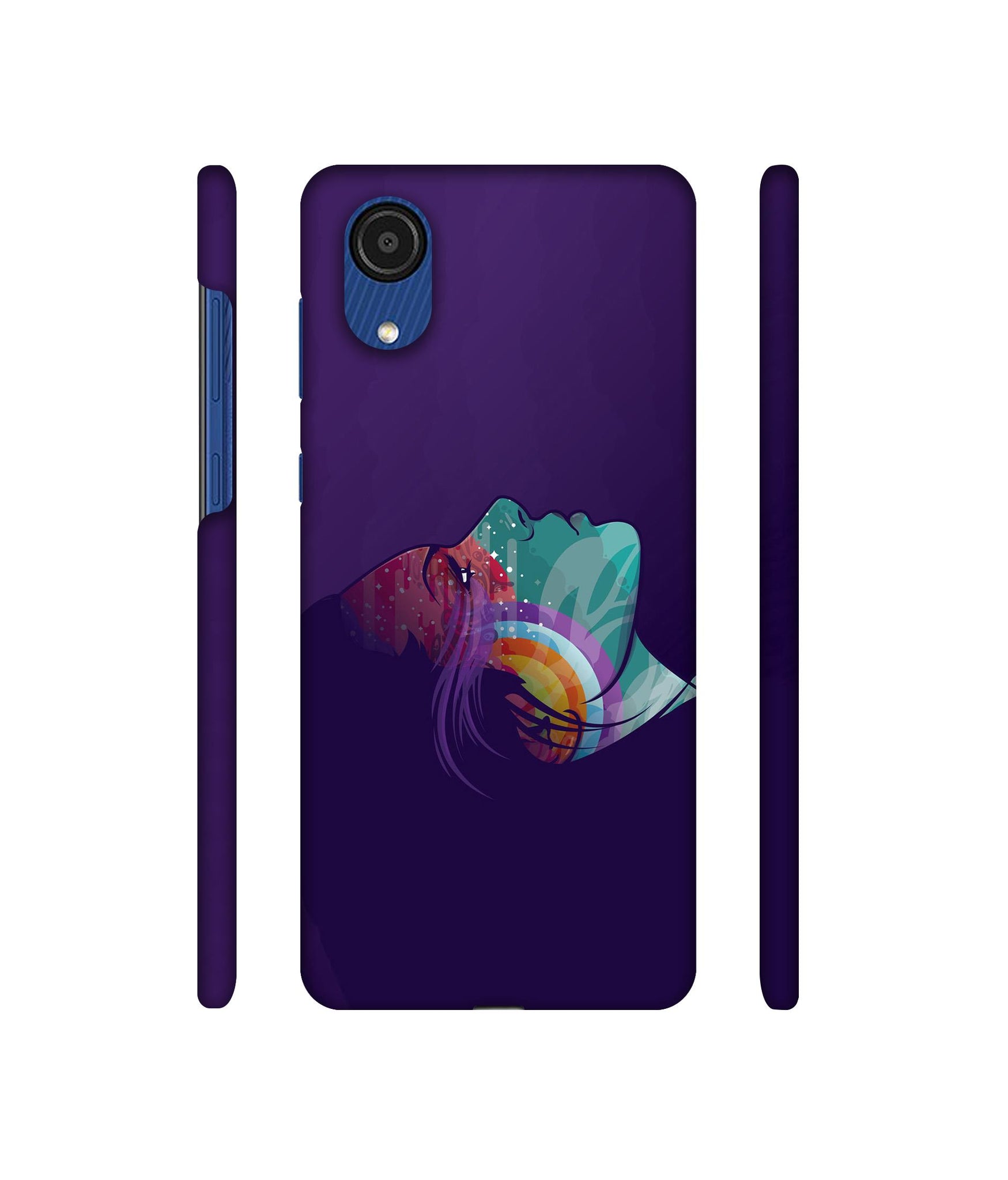 Vector Girl Designer Hard Back Cover for Samsung Galaxy A03 Core