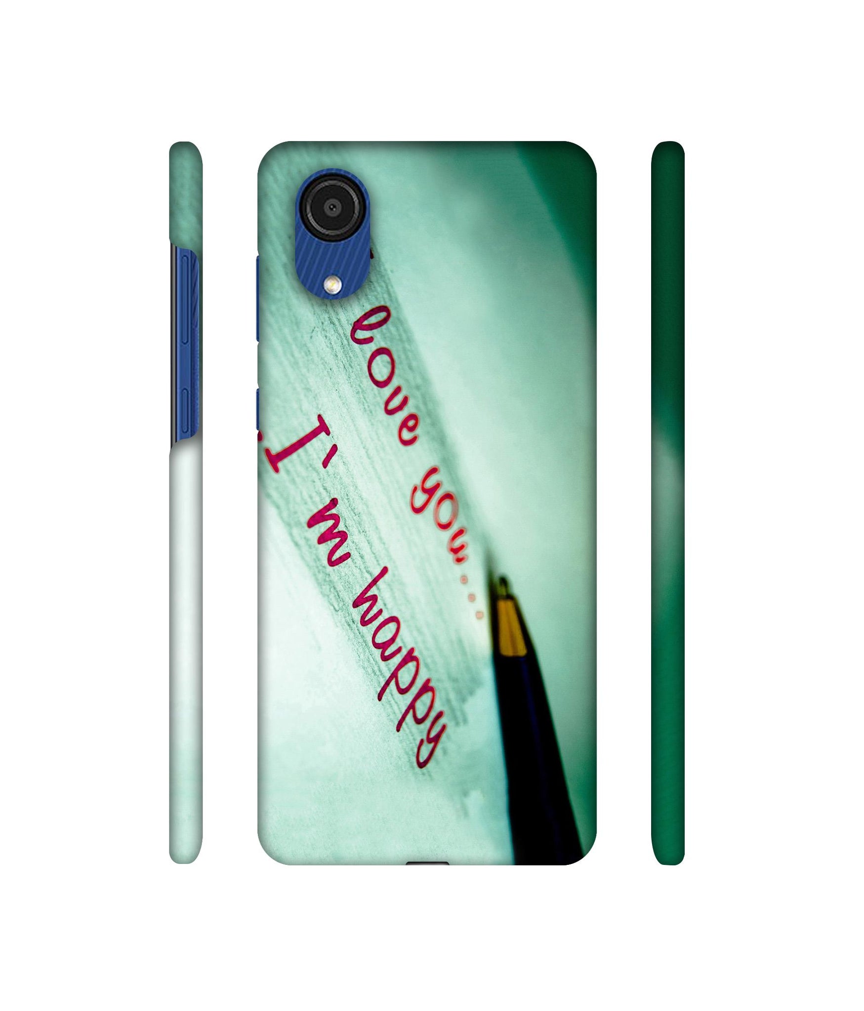Love Quote Designer Hard Back Cover for Samsung Galaxy A03 Core