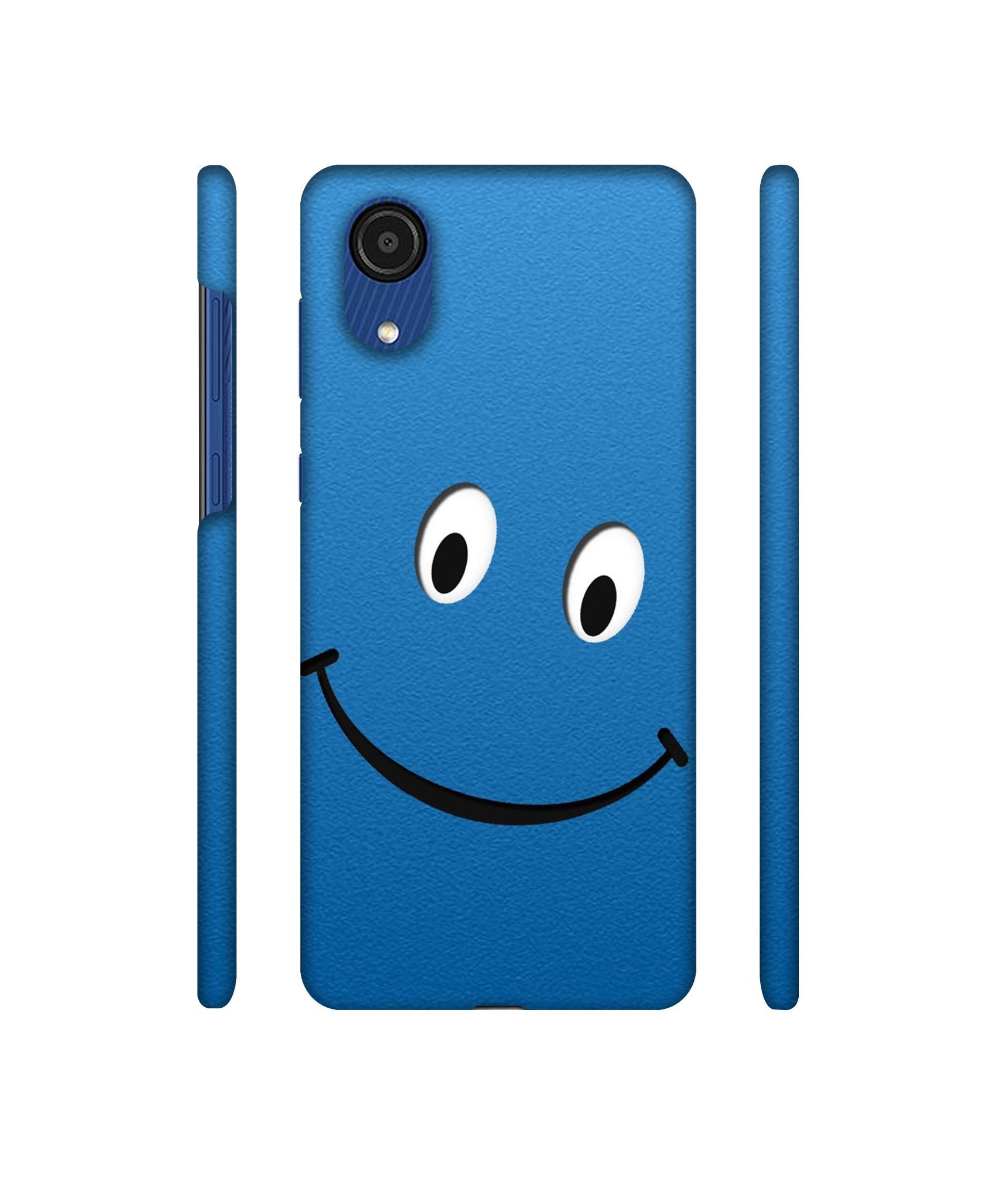 Smile Face Designer Hard Back Cover for Samsung Galaxy A03 Core