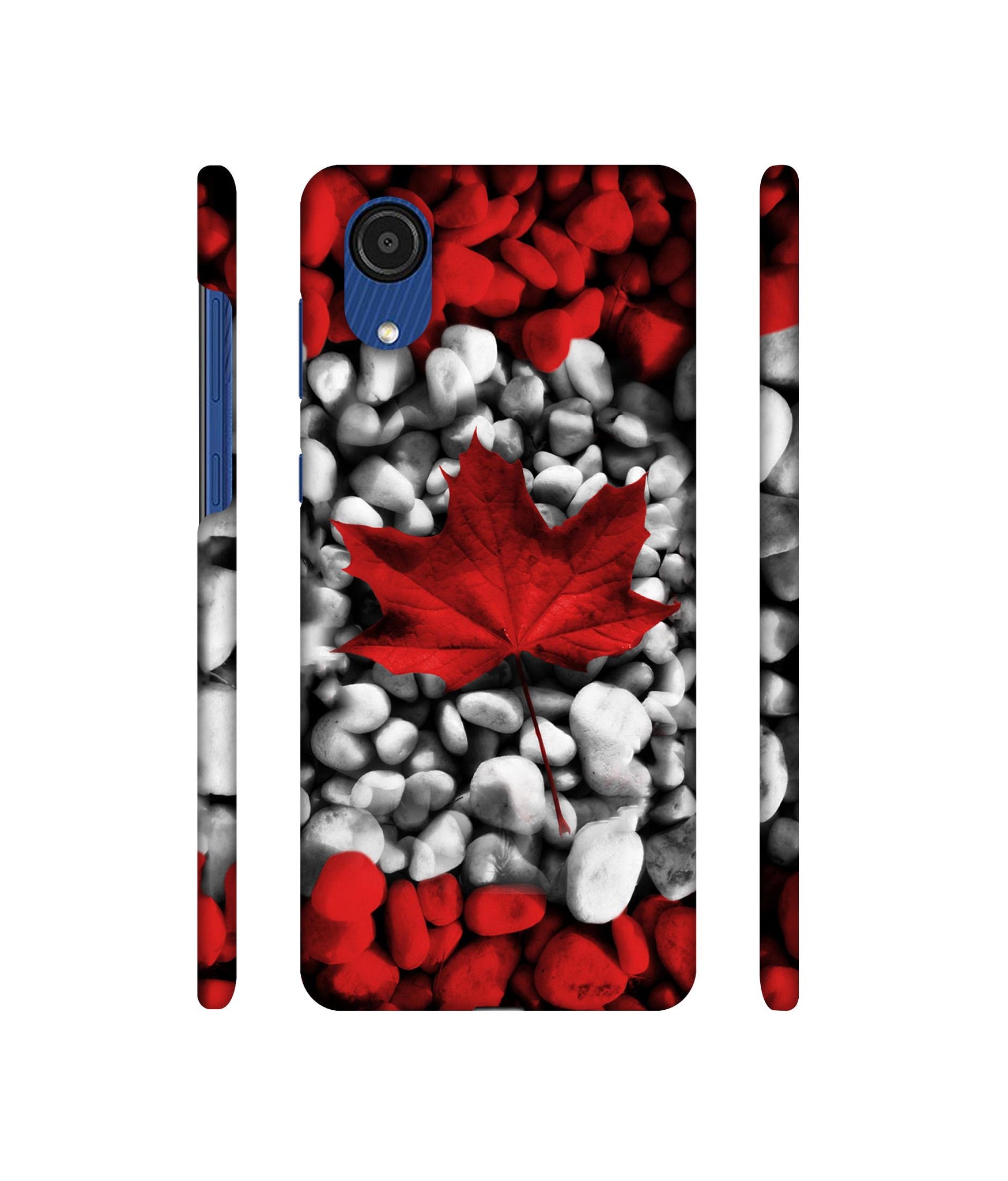 Canada Leaves Flag Designer Hard Back Cover for Samsung Galaxy A03 Core