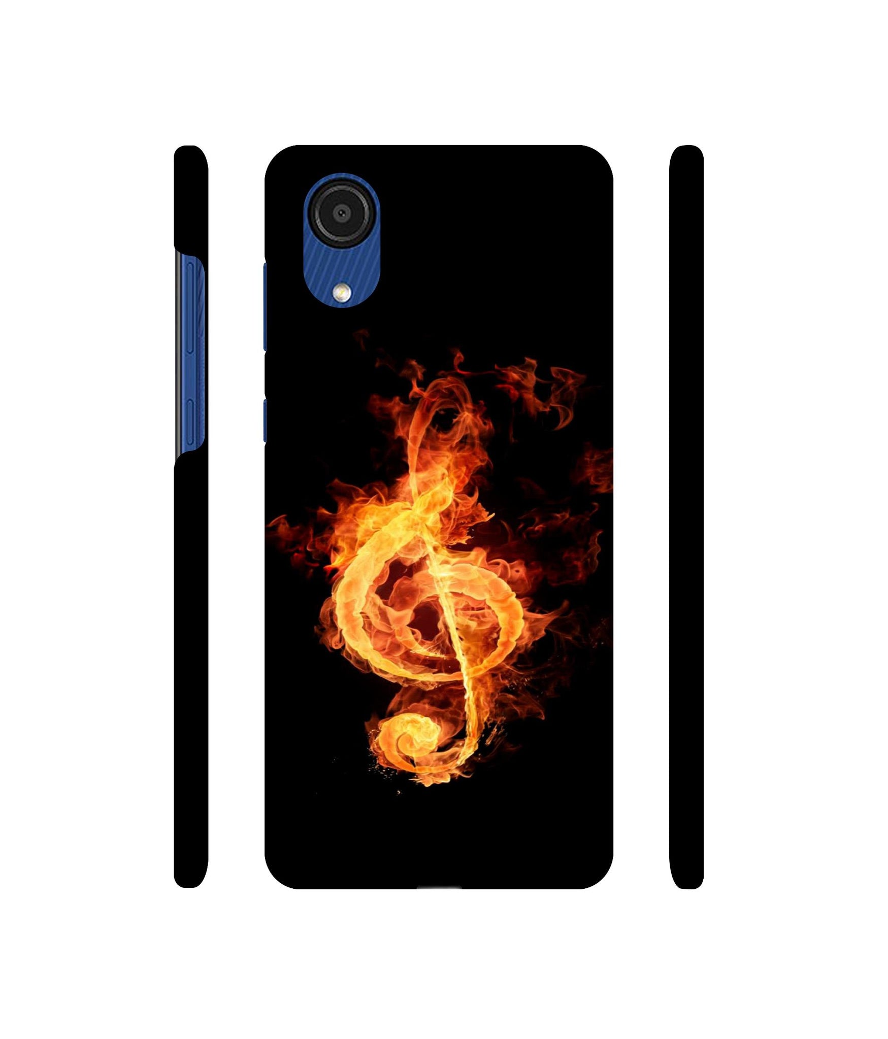 Fire Note Designer Hard Back Cover for Samsung Galaxy A03 Core