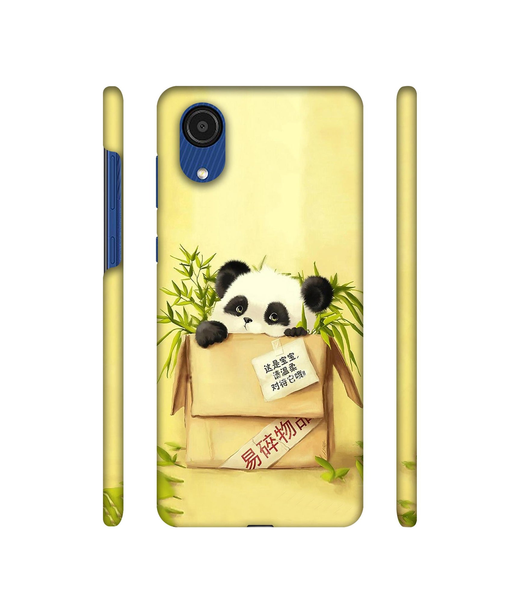 Panda In Box Designer Hard Back Cover for Samsung Galaxy A03 Core