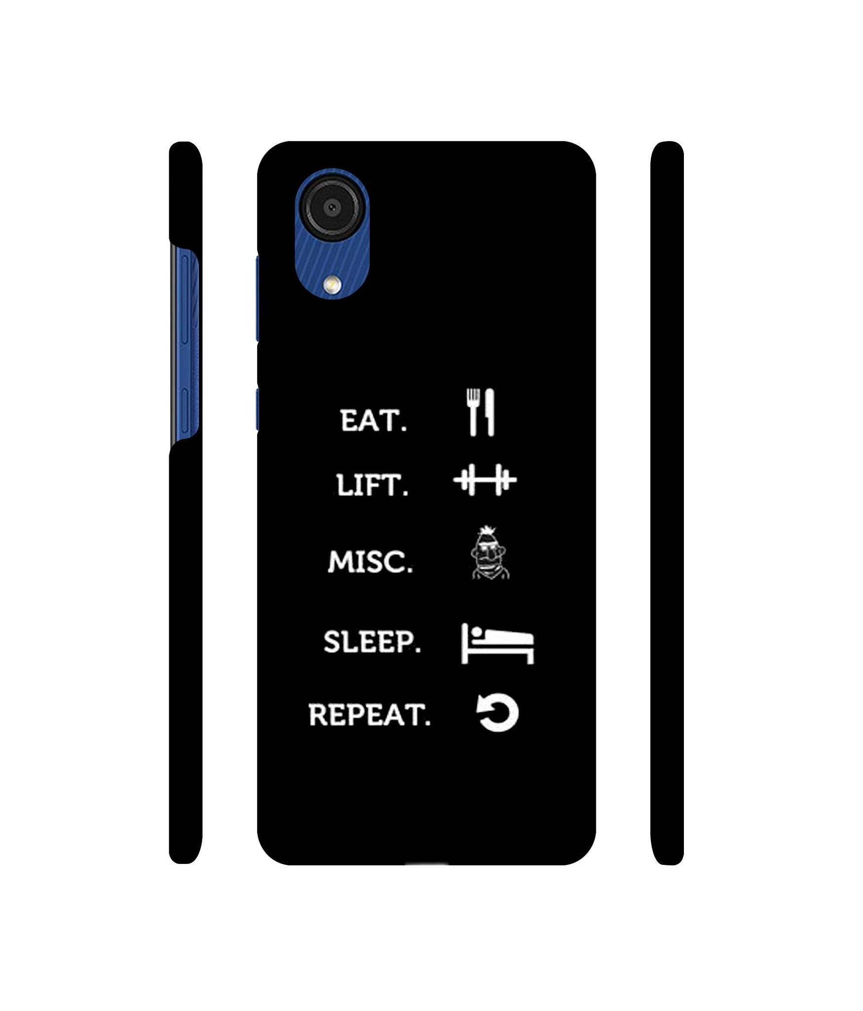 Life Tool Quote Designer Hard Back Cover for Samsung Galaxy A03 Core