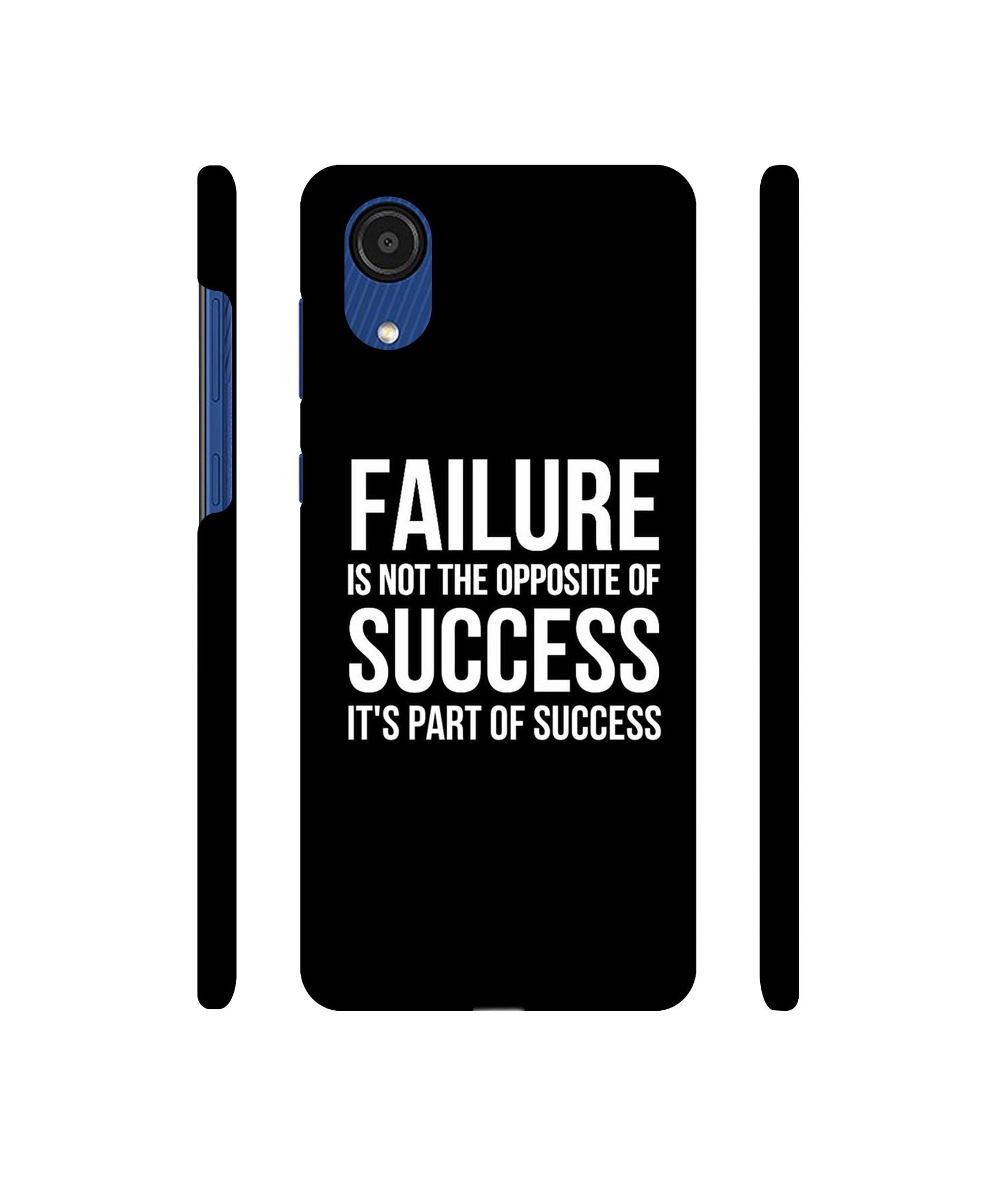 Motivational Quote Designer Hard Back Cover for Samsung Galaxy A03 Core
