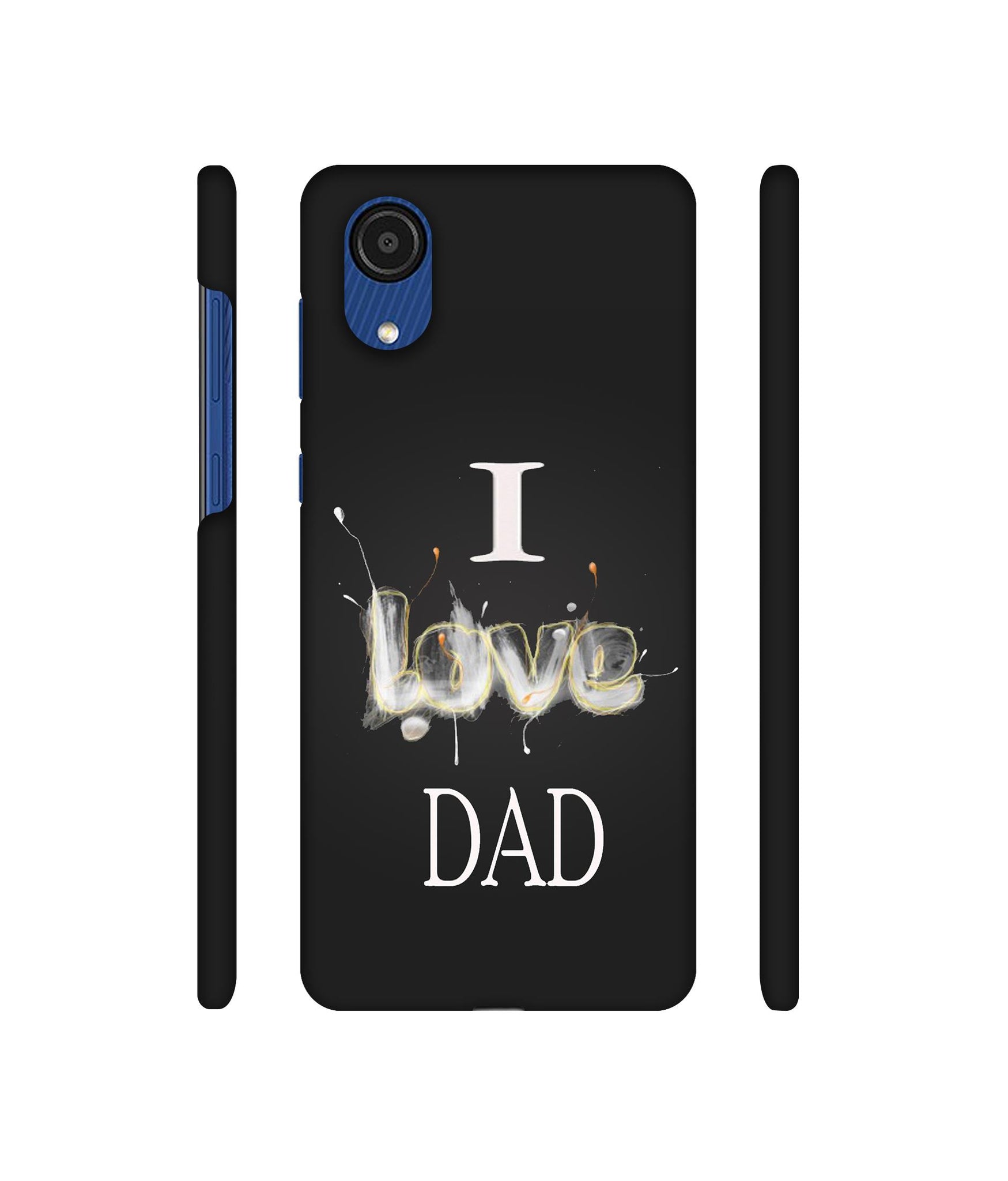 Happy Quote Designer Hard Back Cover for Samsung Galaxy A03 Core