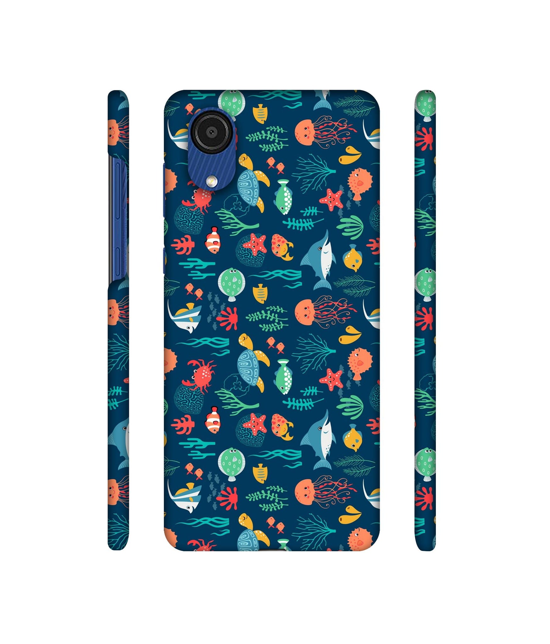 Aquarium Texture Designer Hard Back Cover for Samsung Galaxy A03 Core