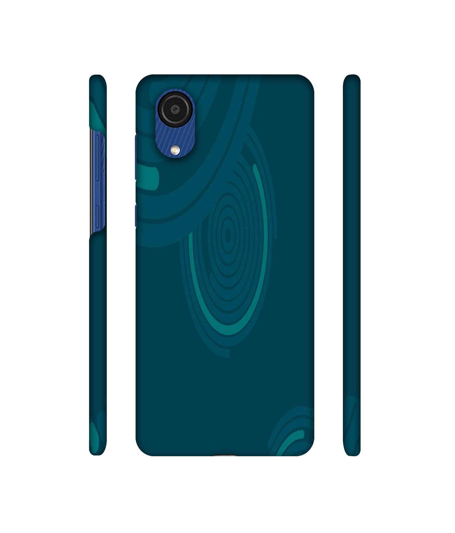 Round Texture Designer Hard Back Cover for Samsung Galaxy A03 Core