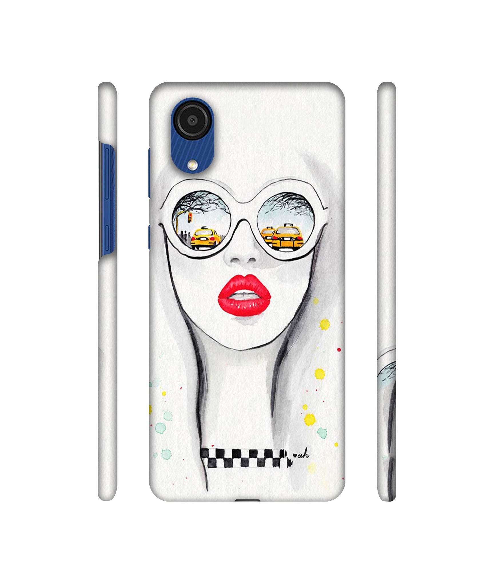 Girl Designer Hard Back Cover for Samsung Galaxy A03 Core