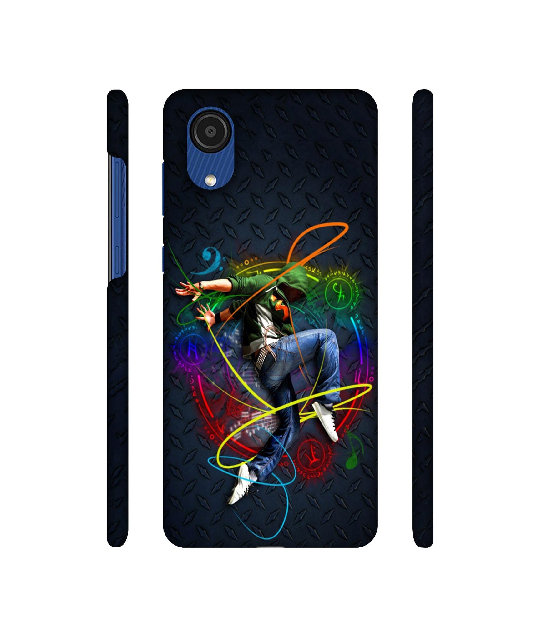 Boy With Music Designer Hard Back Cover for Samsung Galaxy A03 Core