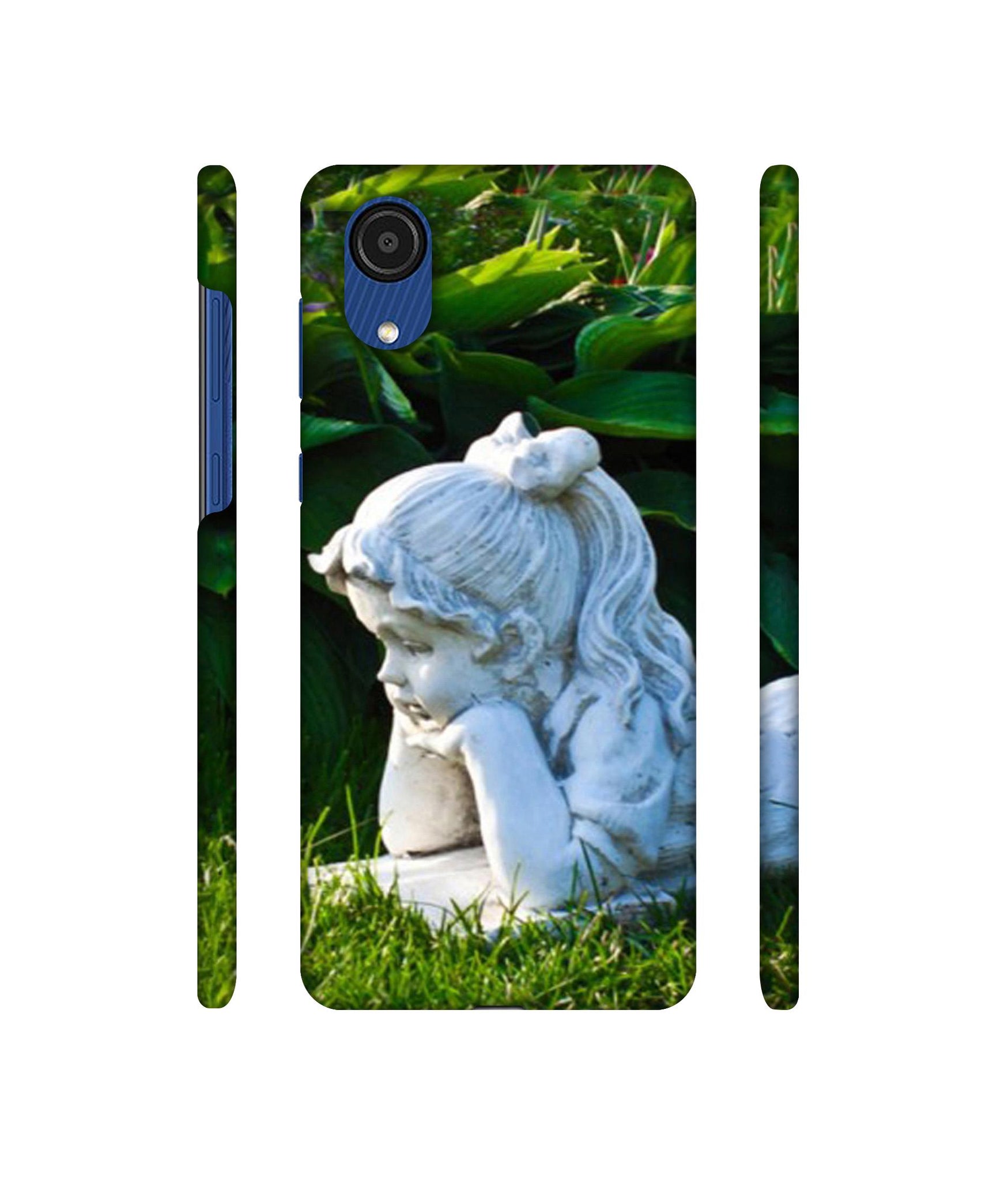 Statue of Girl Designer Hard Back Cover for Samsung Galaxy A03 Core