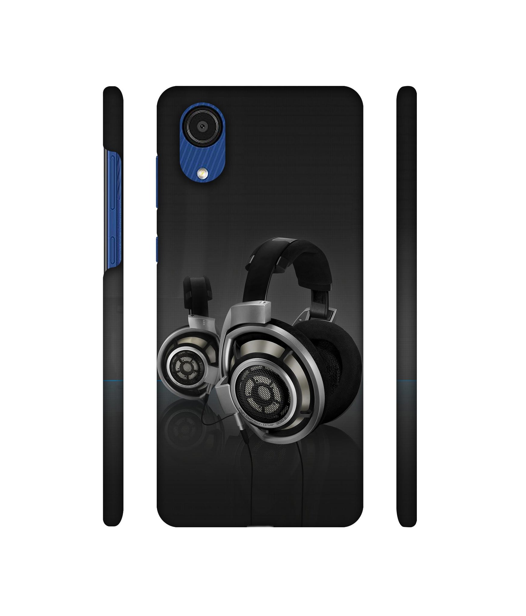 Head Phone Designer Hard Back Cover for Samsung Galaxy A03 Core