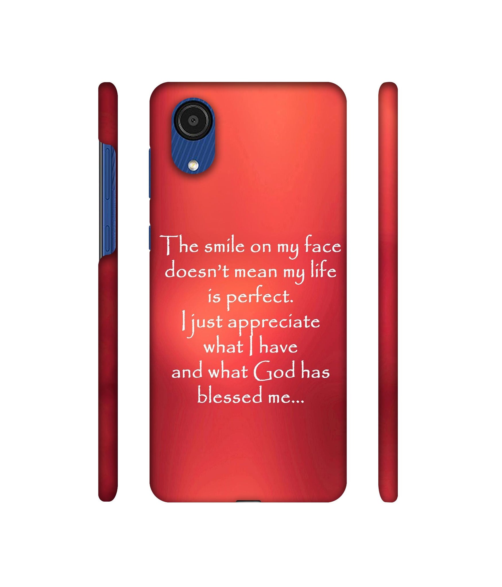 Quotes On Life Designer Hard Back Cover for Samsung Galaxy A03 Core