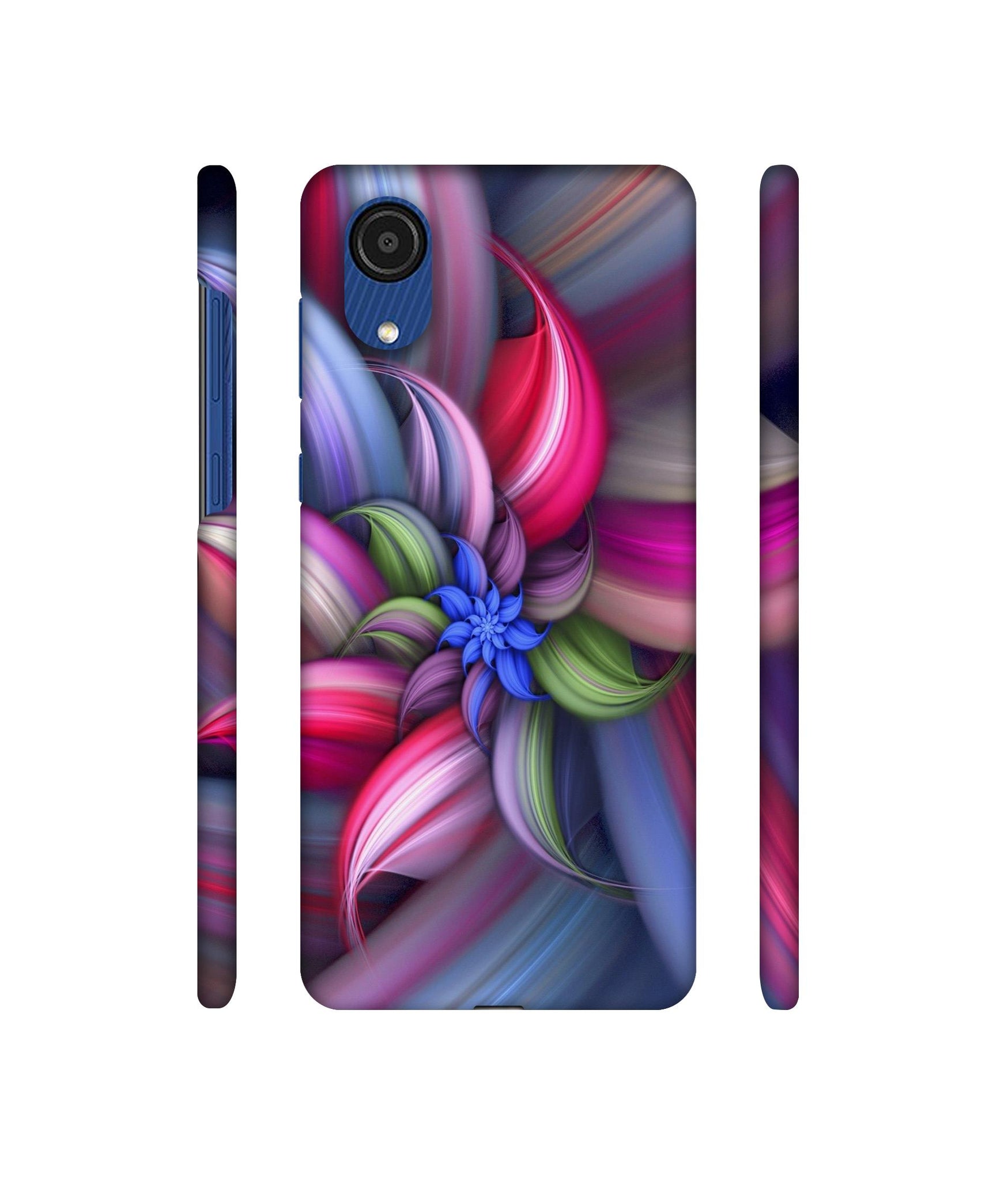Colorful Flower Designer Hard Back Cover for Samsung Galaxy A03 Core