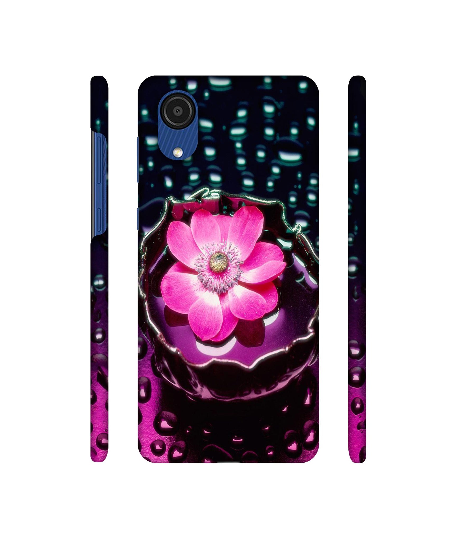 Flower in Water Designer Hard Back Cover for Samsung Galaxy A03 Core