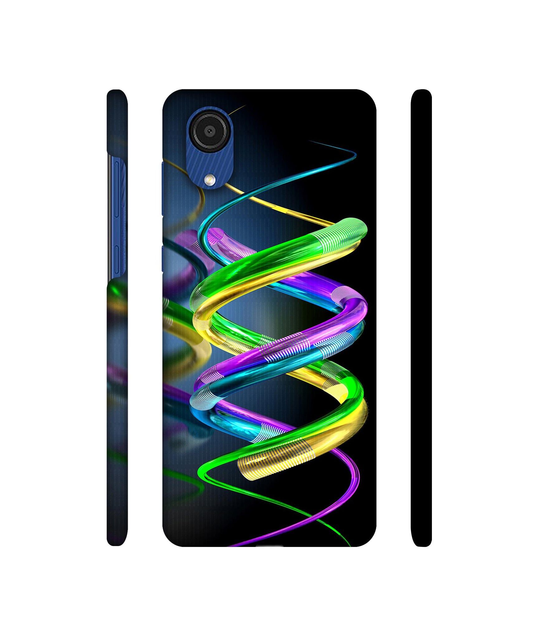 3D Spiral Designer Hard Back Cover for Samsung Galaxy A03 Core