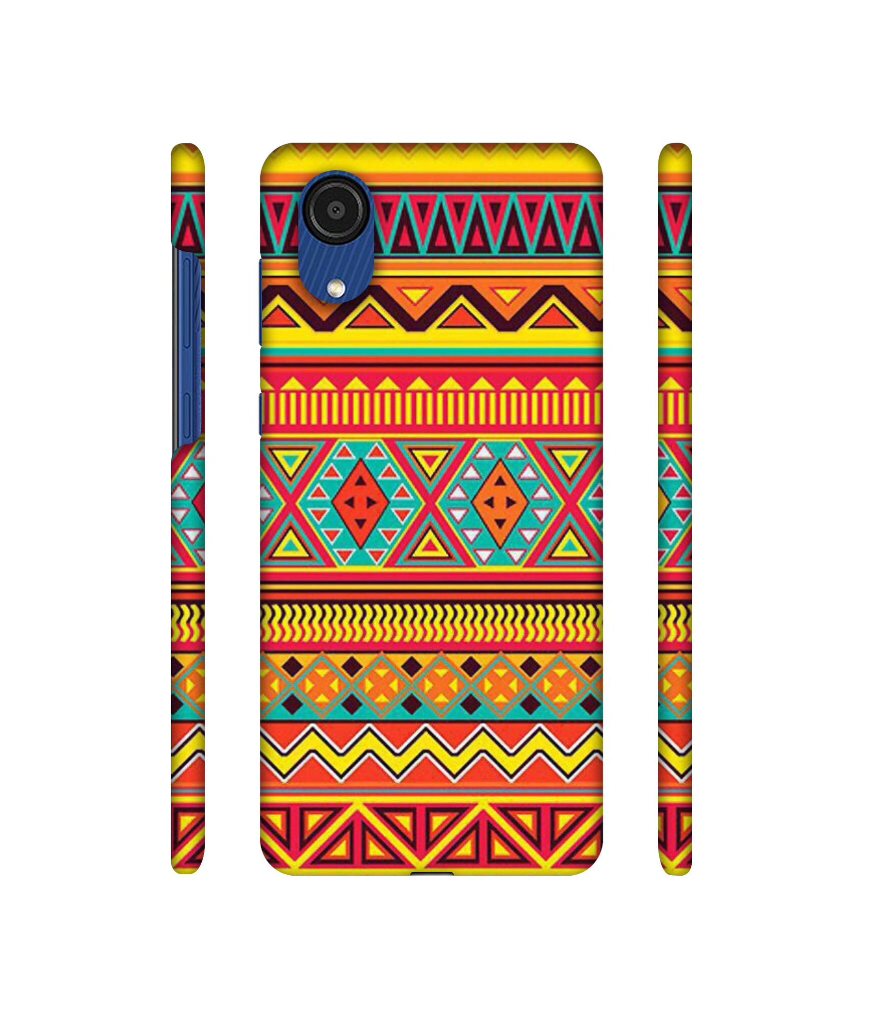Artistic Rangoli Designer Hard Back Cover for Samsung Galaxy A03 Core