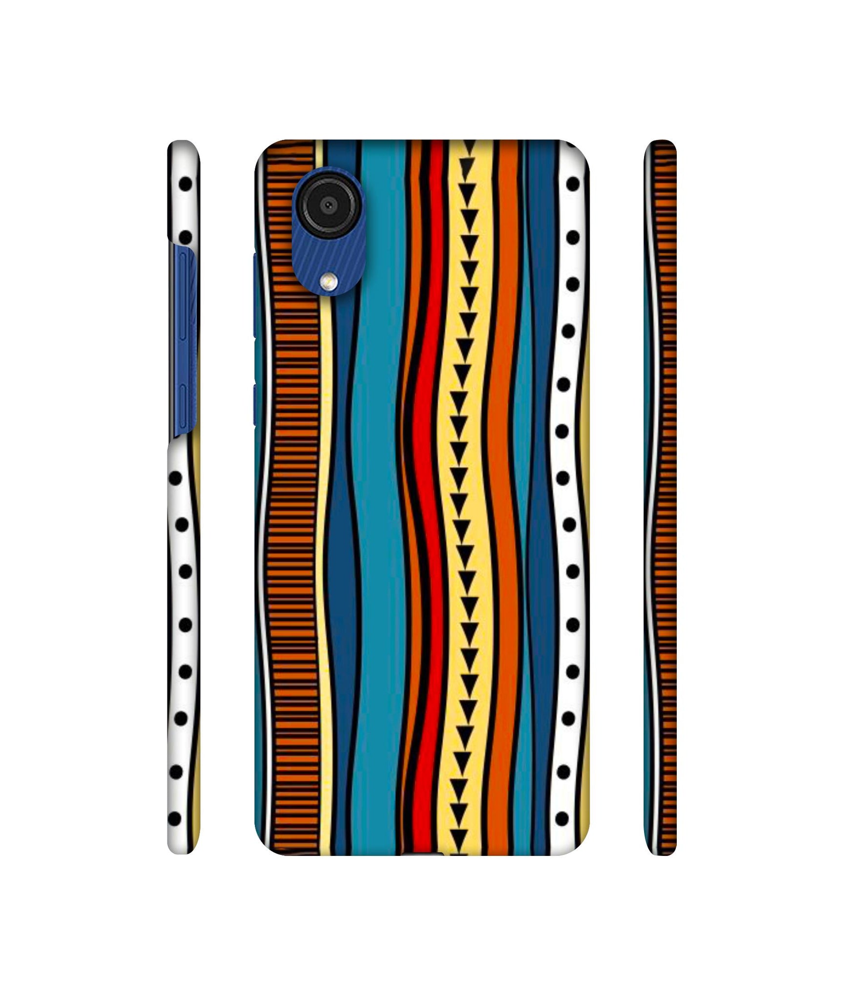 Rangoli Folk Art Designer Hard Back Cover for Samsung Galaxy A03 Core