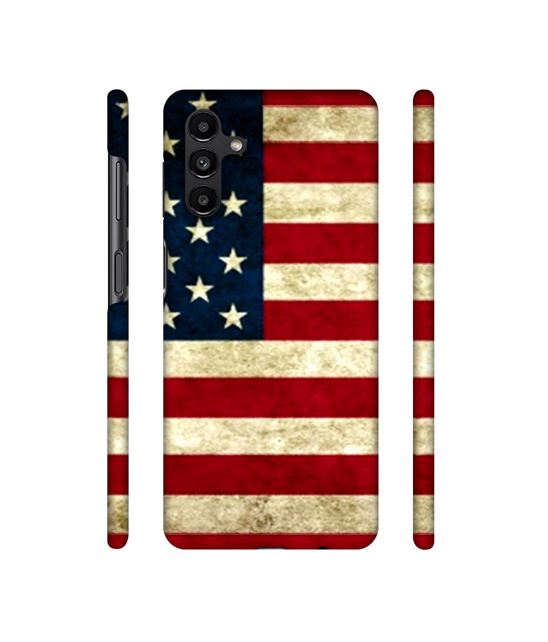 Multicoloured USA Flag Designer Hard Back Cover for Samsung Galaxy A13 5G