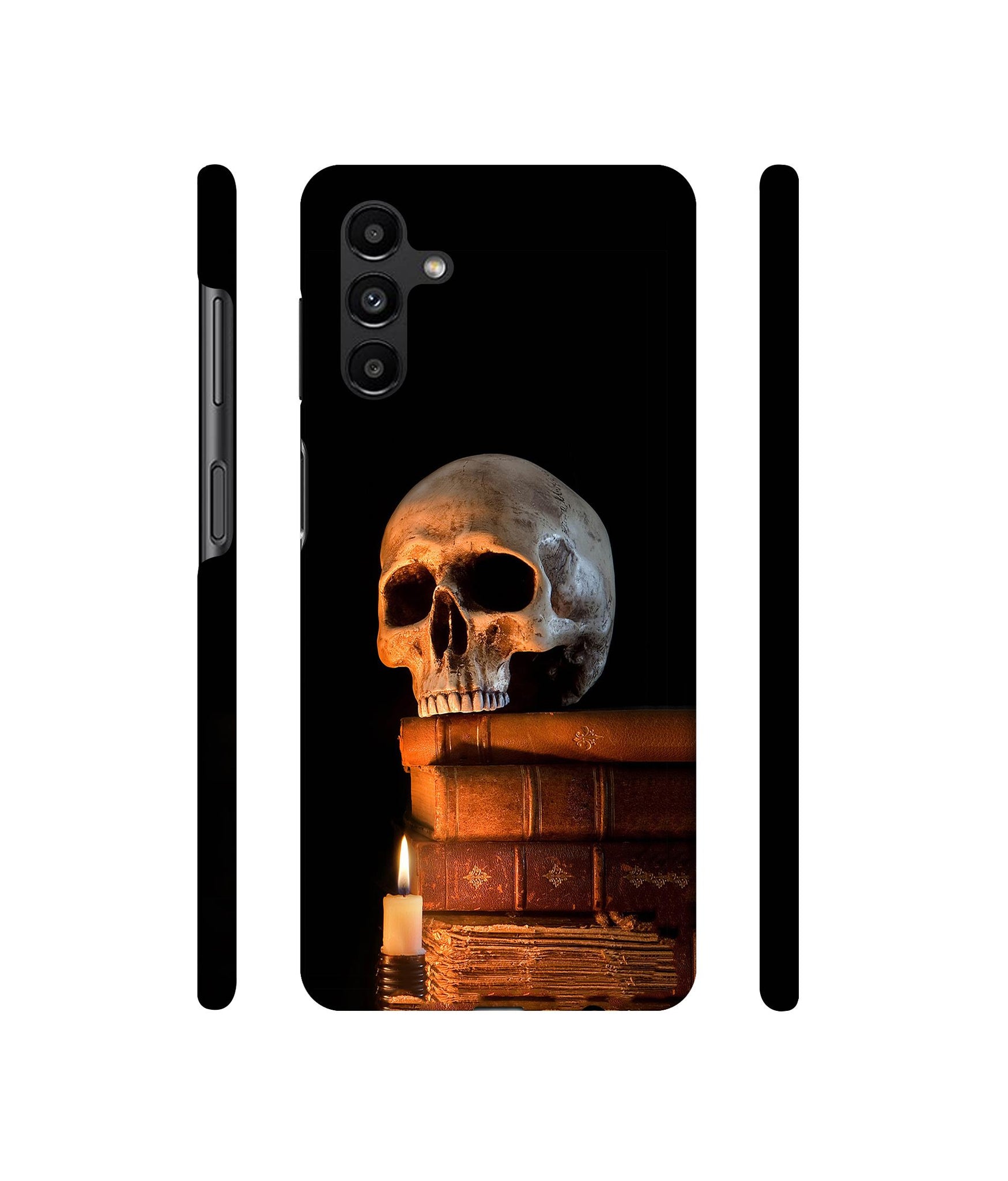 Skull Magic Candles Books Designer Hard Back Cover for Samsung Galaxy A13 5G
