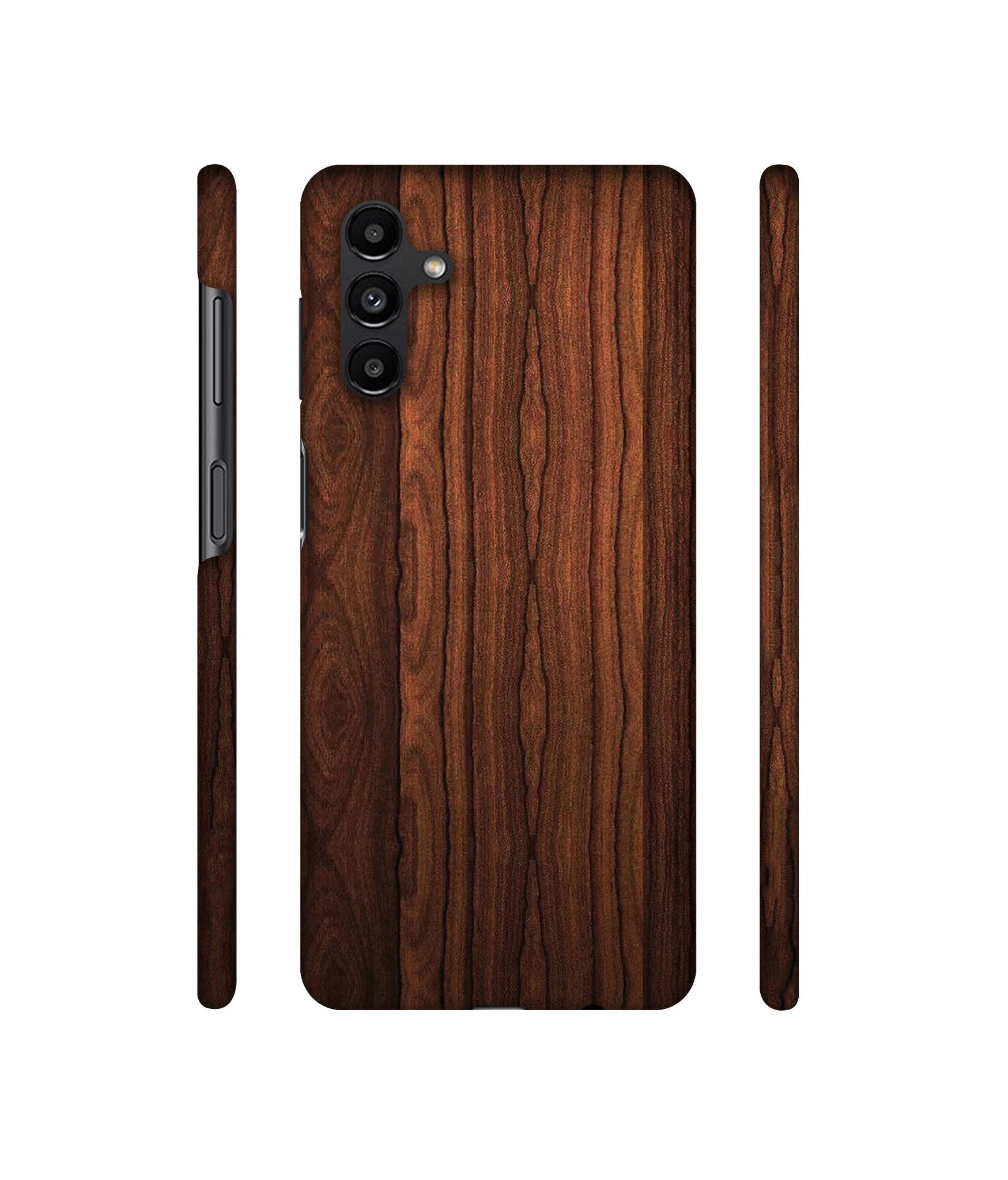 Brown Wooden Texture Designer Hard Back Cover for Samsung Galaxy A13 5G