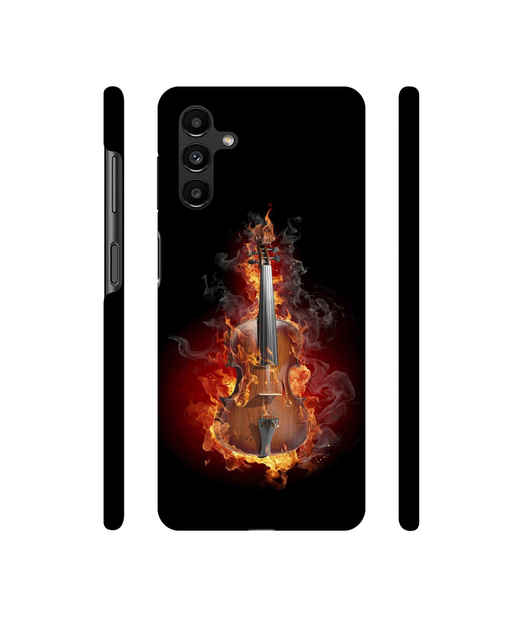 Burning Violin Designer Hard Back Cover for Samsung Galaxy A13 5G