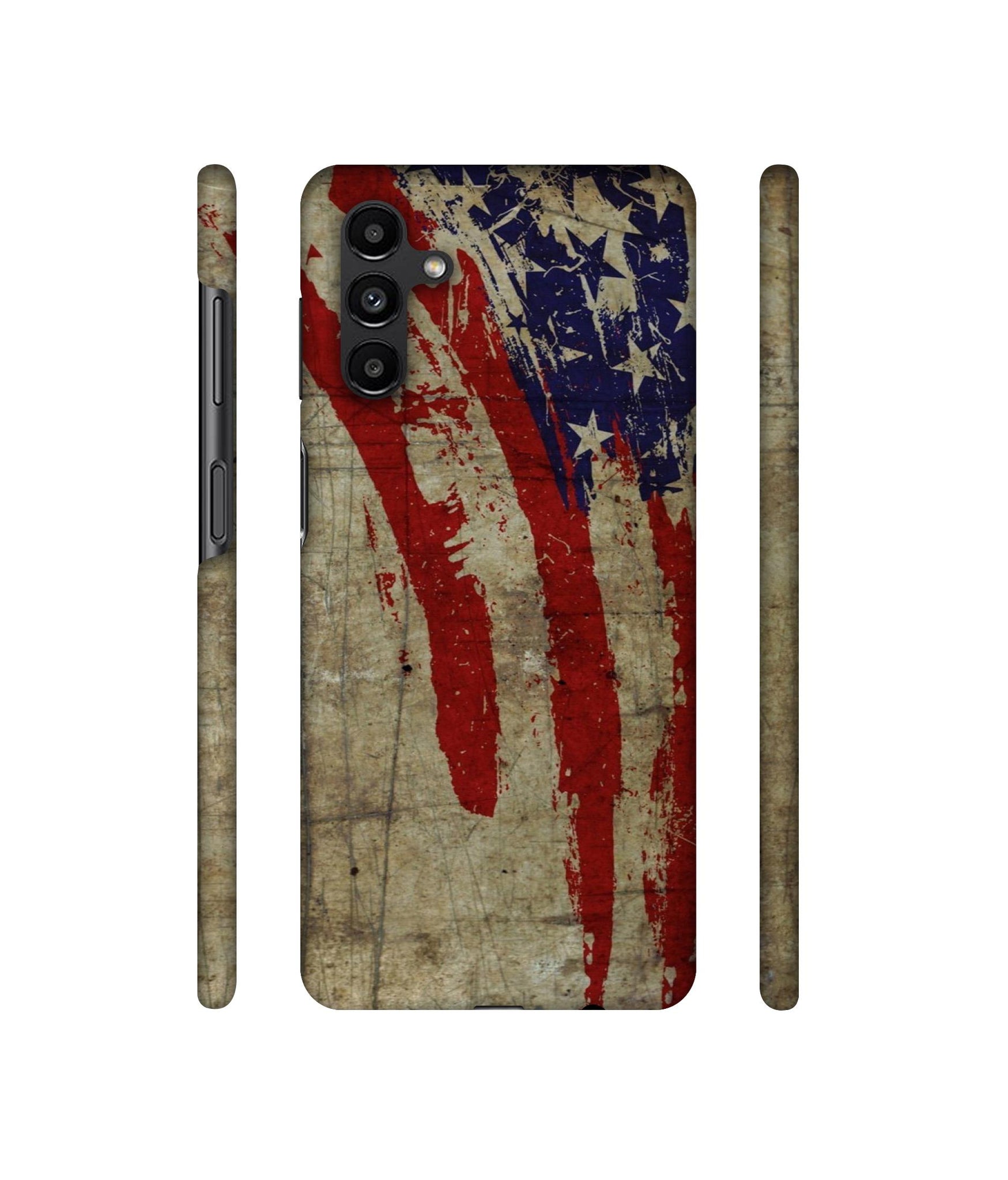 Vintage American Flag Designer Hard Back Cover for Samsung Galaxy A13 5G