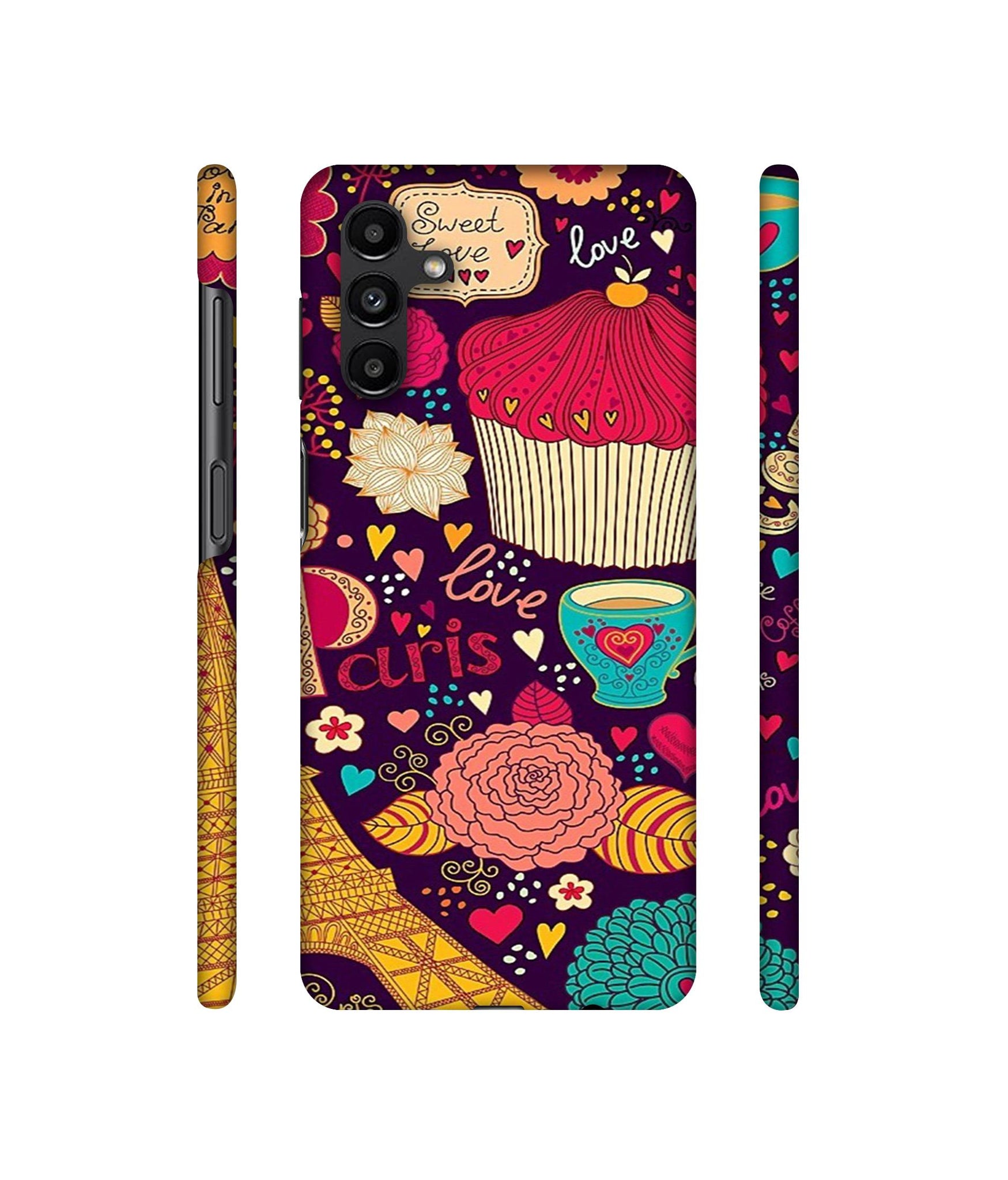 Paris Flower Love Designer Hard Back Cover for Samsung Galaxy A13 5G