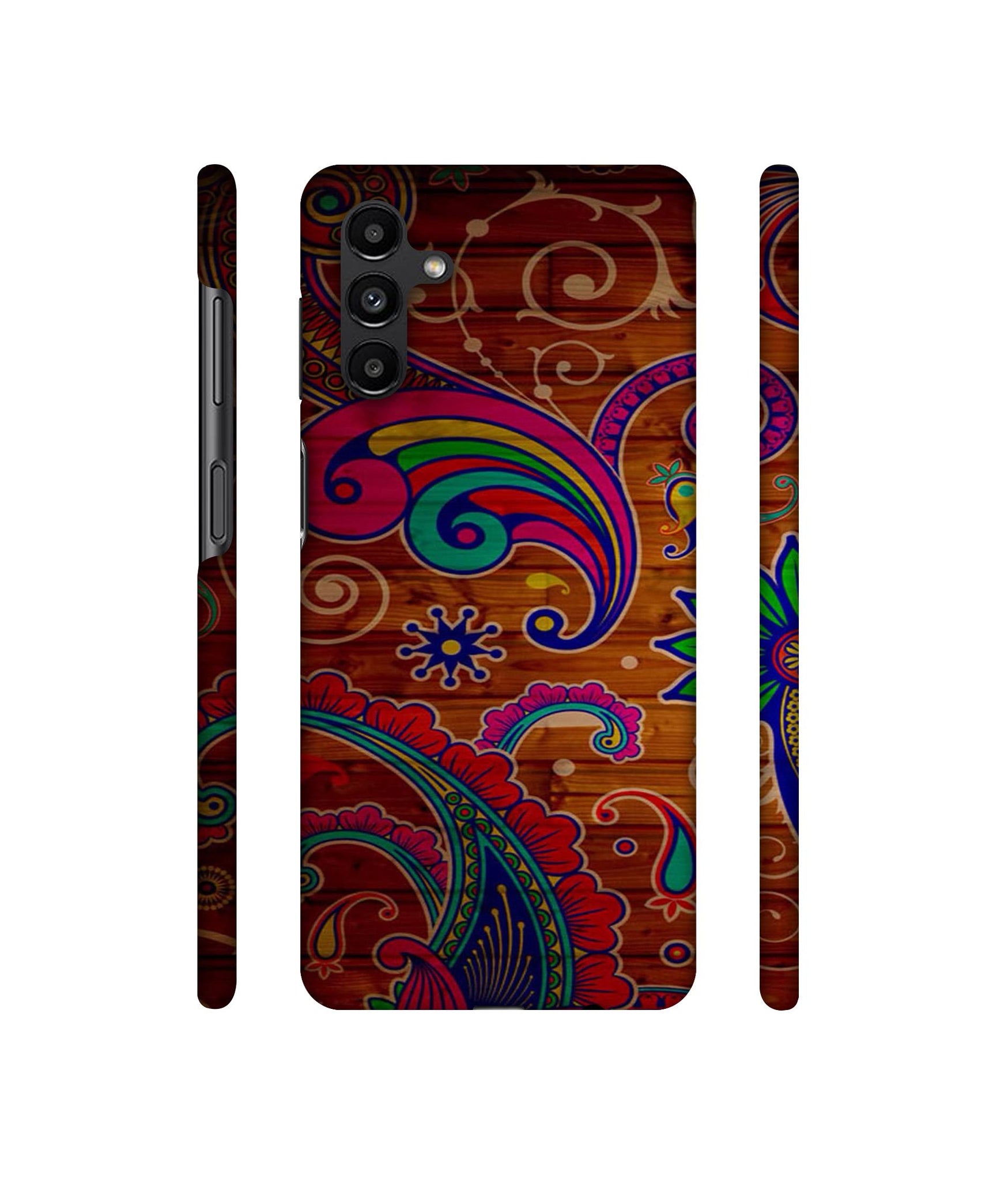 Wooden Pattern Print Designer Hard Back Cover for Samsung Galaxy A13 5G