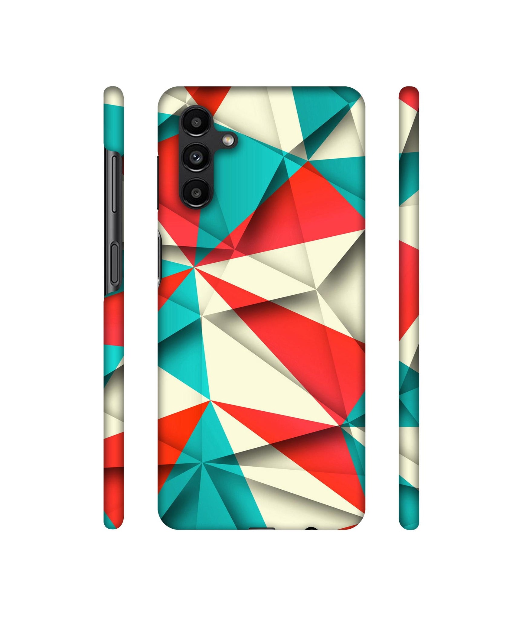 Red Blue White Pattern Designer Hard Back Cover for Samsung Galaxy A13 5G