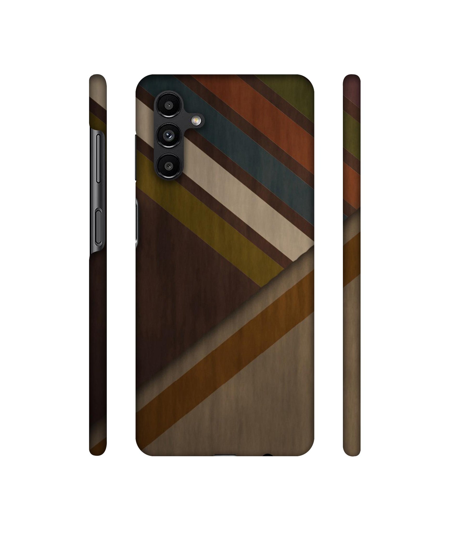 Colorful Wooden Pattern Designer Hard Back Cover for Samsung Galaxy A13 5G