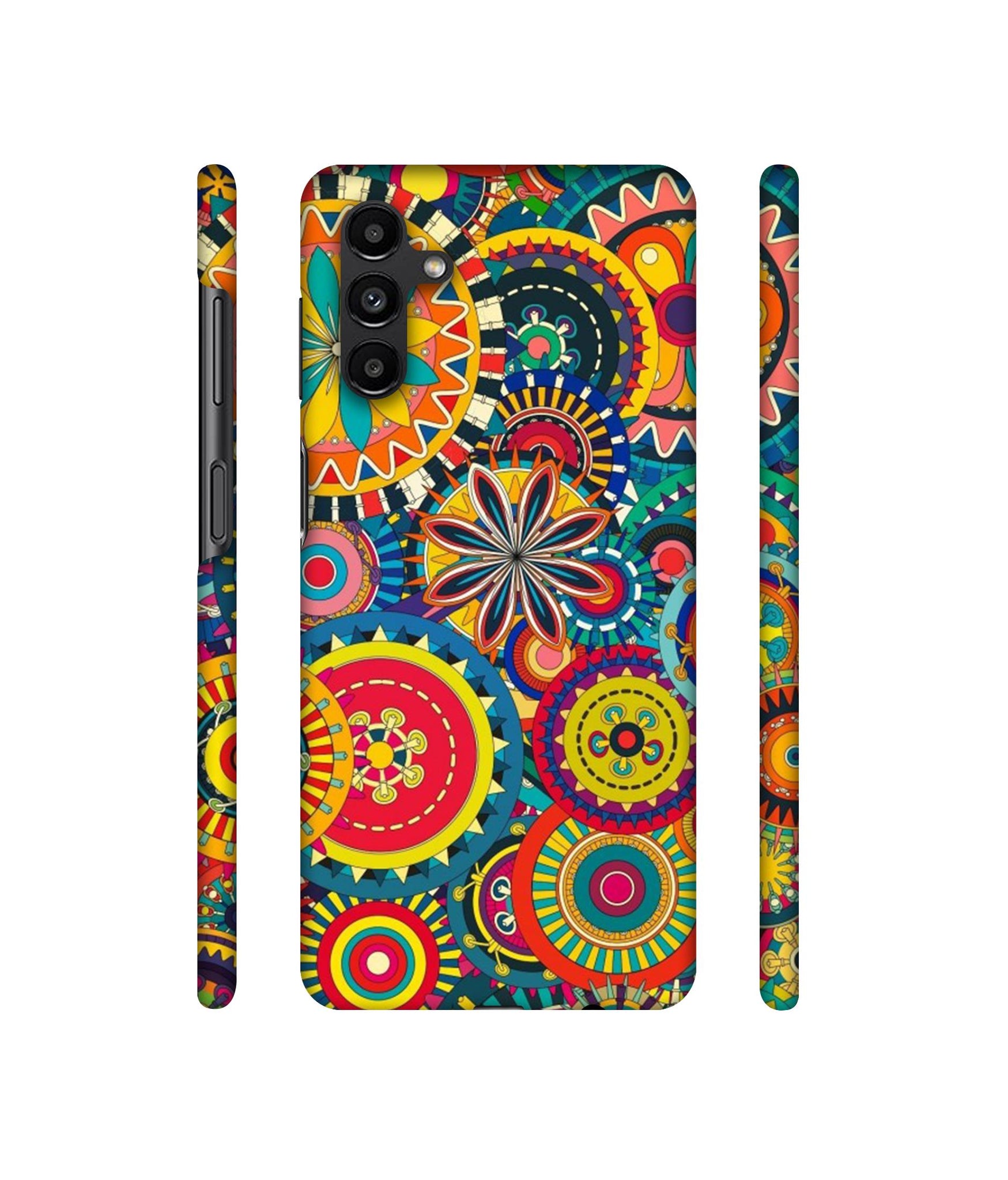 Ring Pattern Print Designer Hard Back Cover for Samsung Galaxy A13 5G